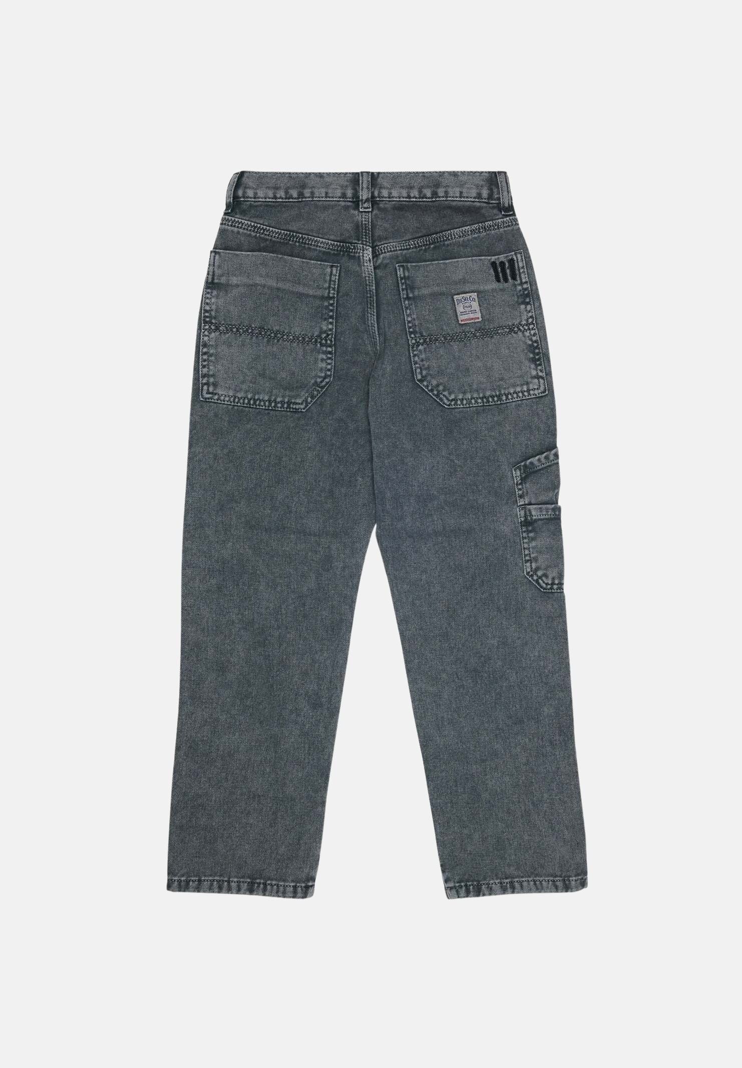 DIESEL Jeans ASPHALT grigio scuro per donna, ragazzi e bambini con lavaggio effetto used. J02330KXBUP K910A DIESEL