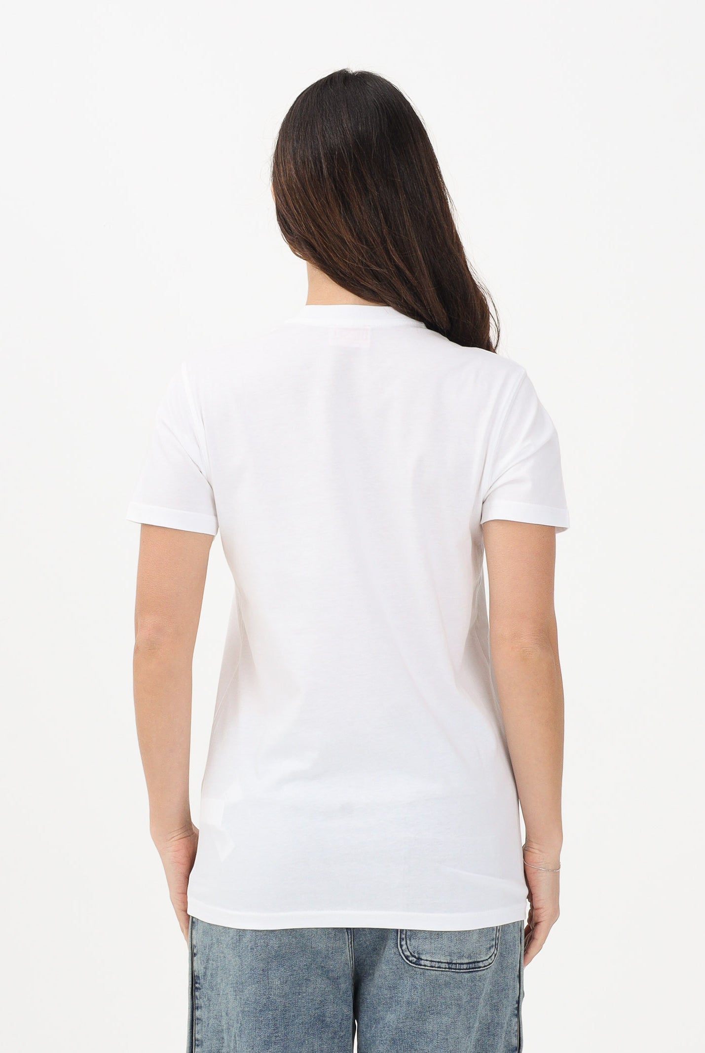 DIESEL T-shirt a manica corta bianca per donna, ragazzi e bambini con logo J025010GRAI K100 DIESEL