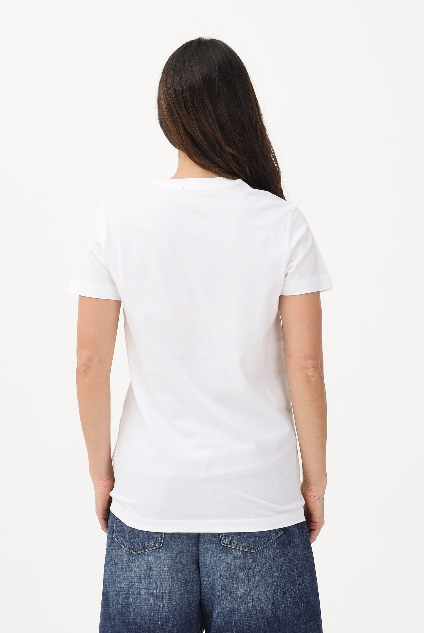 DIESEL T-shirt a manica corta bianca per donna, ragazzi e bambini con logo J027700CATM K100 DIESEL
