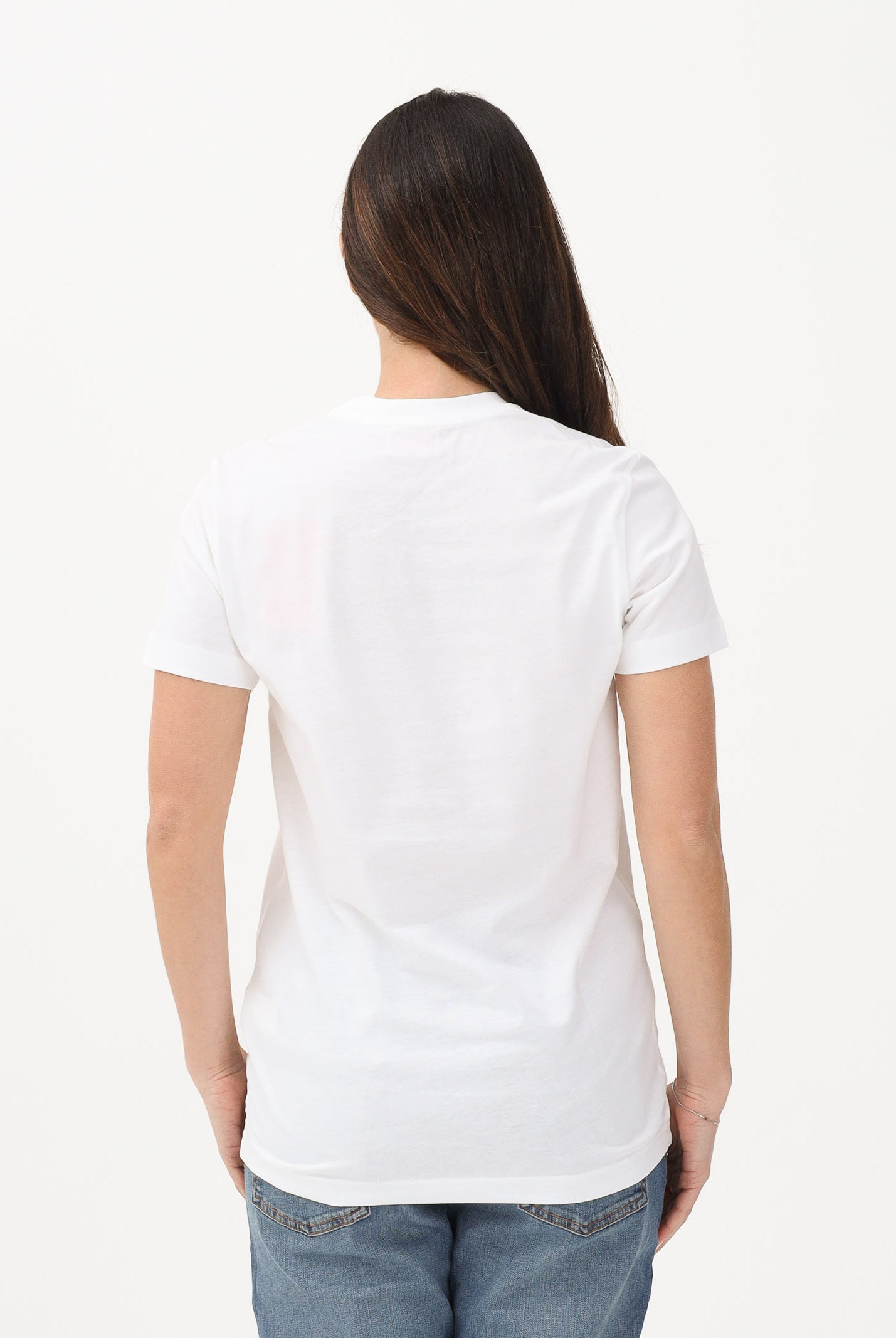DIESEL T-shirt a manica corta bianca per donna, ragazzi e bambini con logo J027710CATM K100 DIESEL