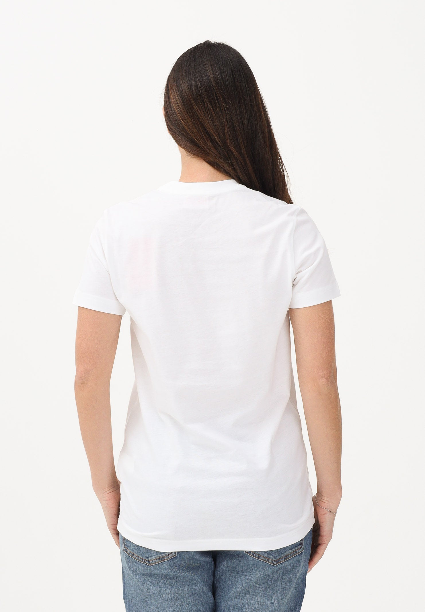 DIESEL T-shirt a manica corta bianca per donna, ragazzi e bambini con logo J027710CATM K100 DIESEL