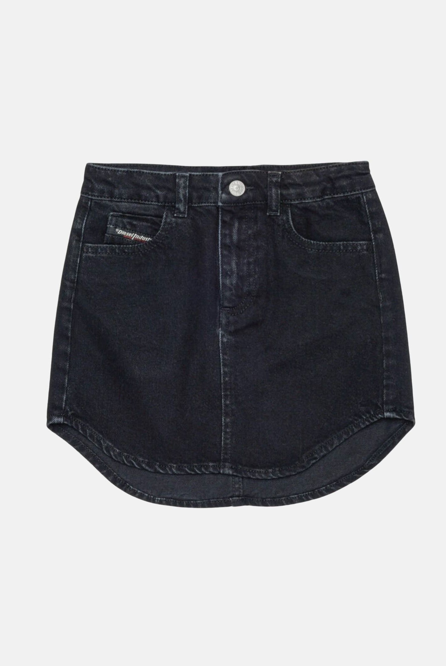 DIESEL Gonna in denim DE-OVI nera da donna J02864KXBUA K02 DIESEL