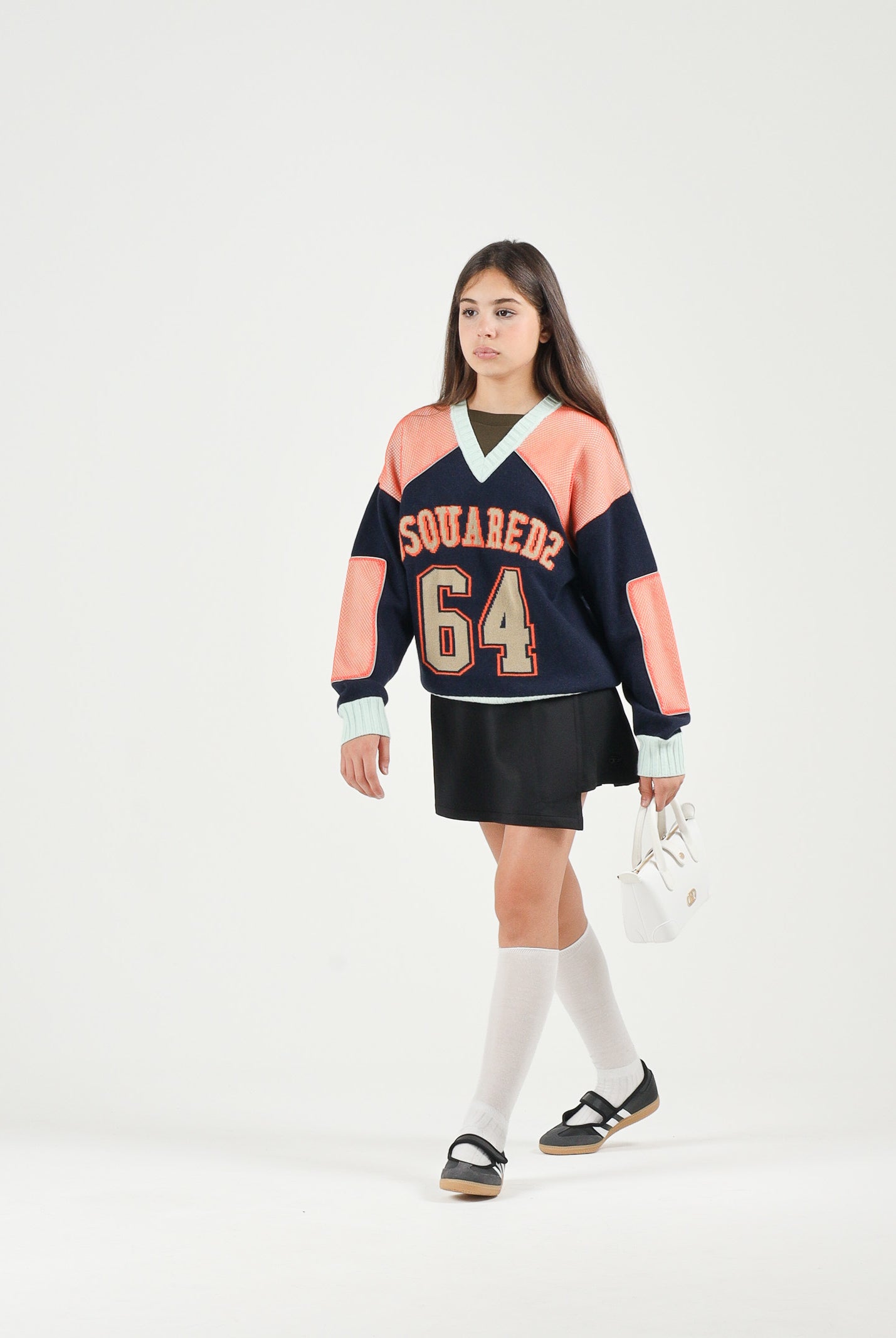 DIESEL Gonna GREBY colore nero per donna, ragazzi e bambini con design plissettato e taglio asimmetrico.<BR/> J02902KXBSJ K900 DIESEL