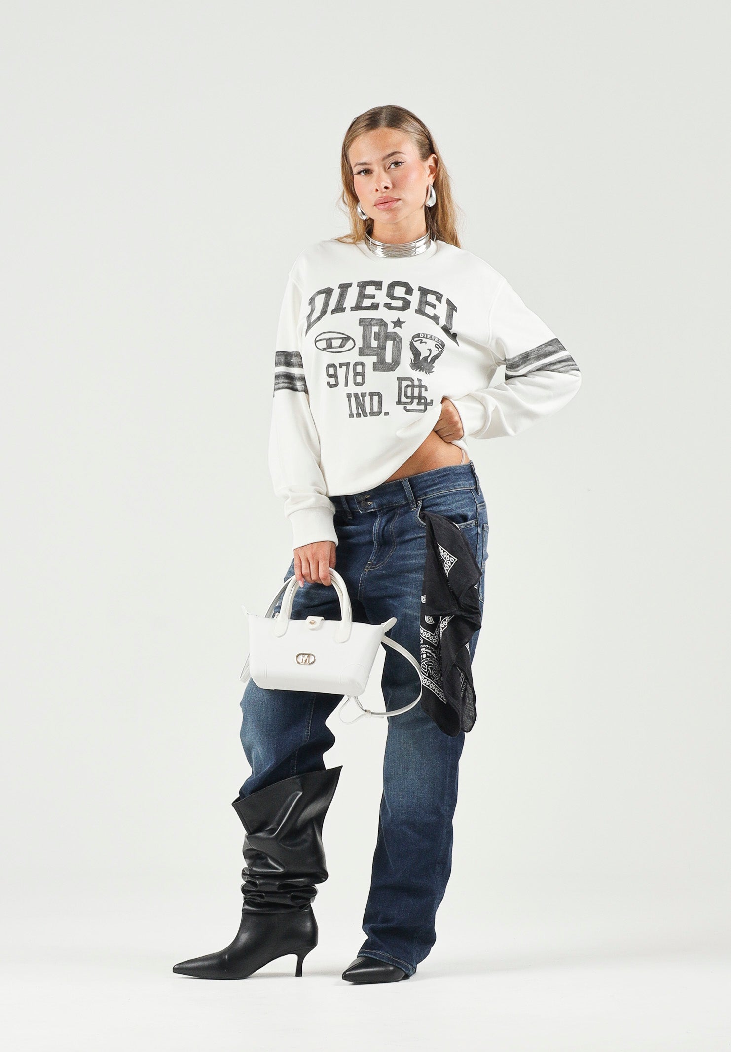 DIESEL Jeans D-MAKI colore blu denim, per donna, ragazzi e bambini J02939KXBUL K01 DIESEL
