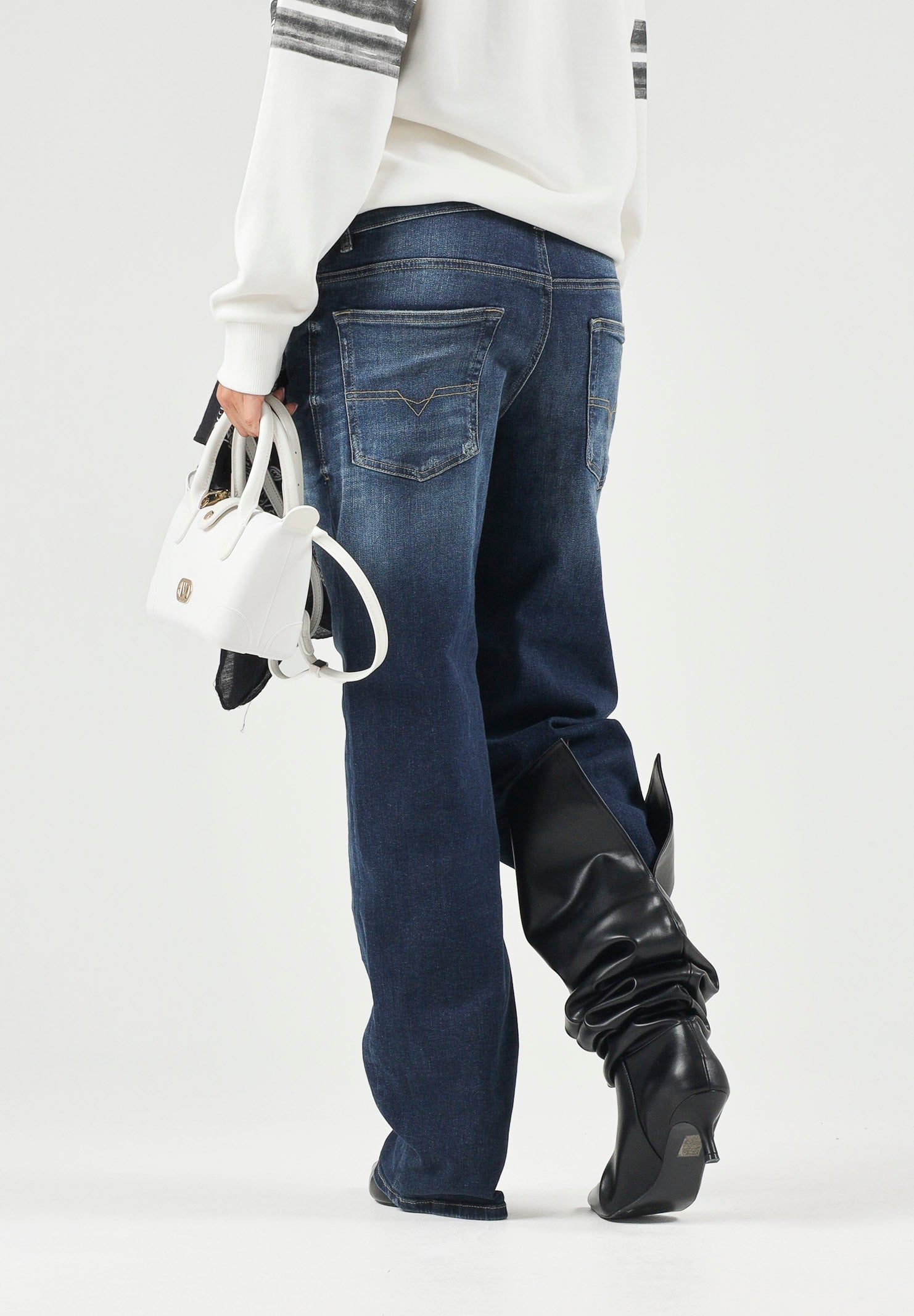DIESEL Jeans D-MAKI colore blu denim, per donna, ragazzi e bambini J02939KXBUL K01 DIESEL