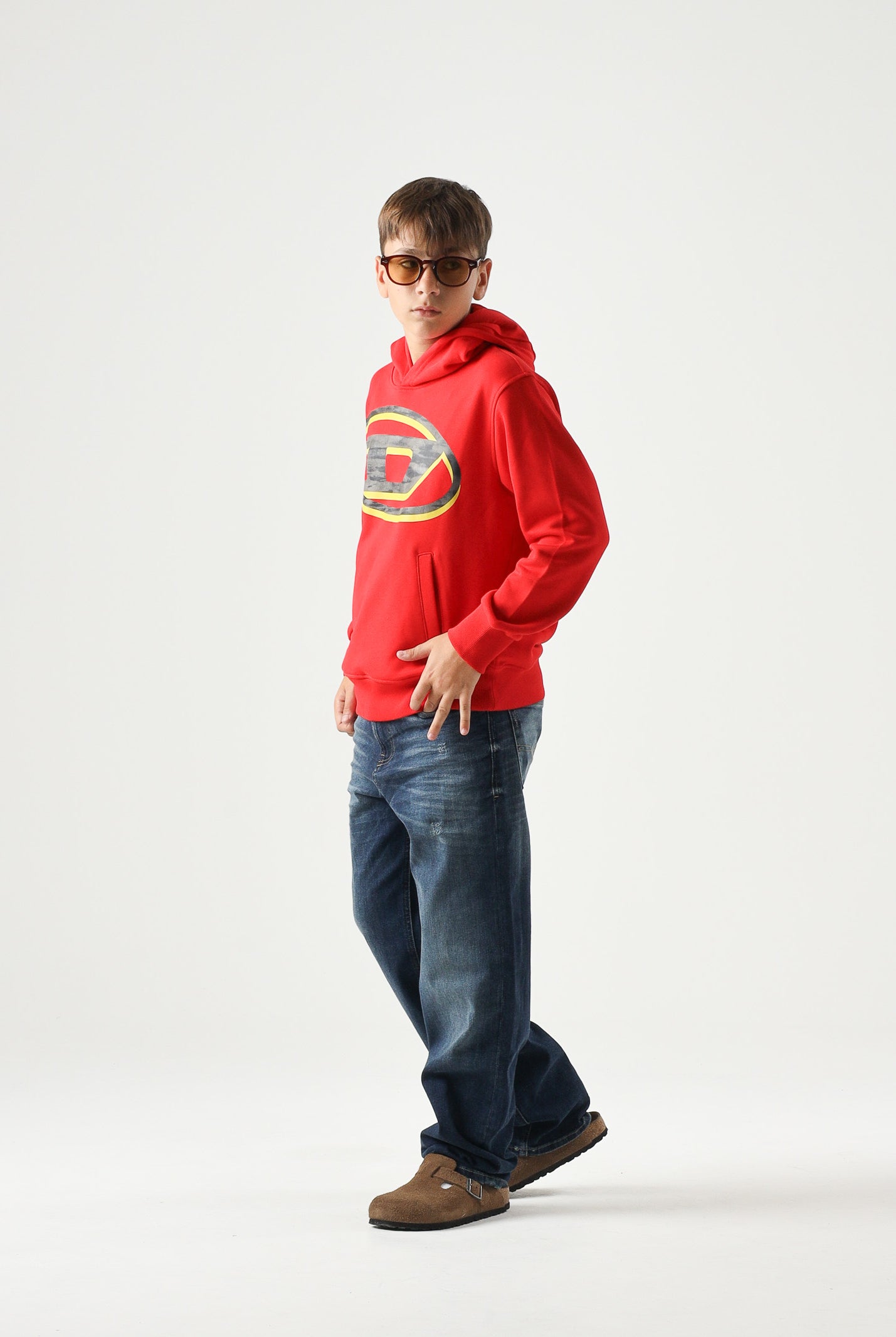 DIESEL Jeans D-MAKI colore blu denim, per donna, ragazzi e bambini J02939KXBUL K01 DIESEL