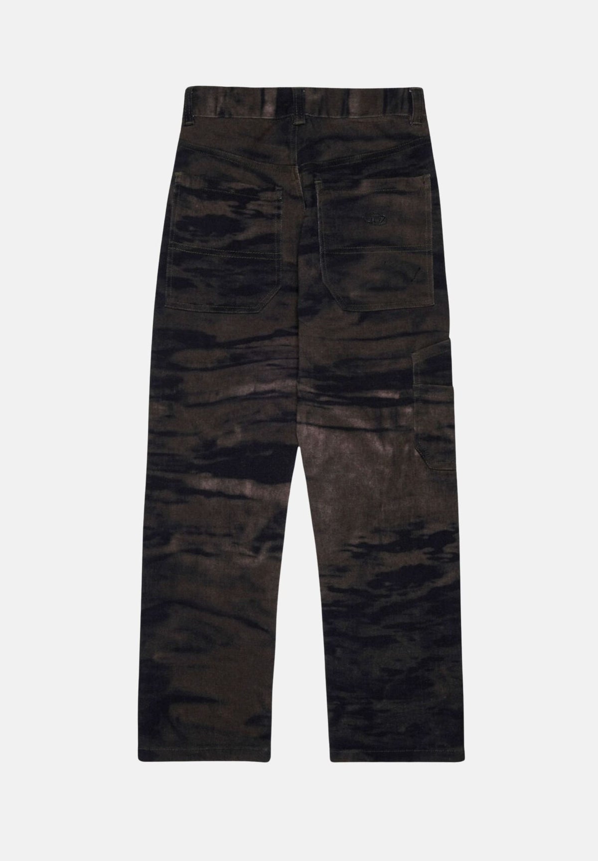 DIESEL Pantaloni PJAKE camouflage verde per donna, ragazzi e bambini con motivo striato e screziato J02958KXBT8 K50C DIESEL