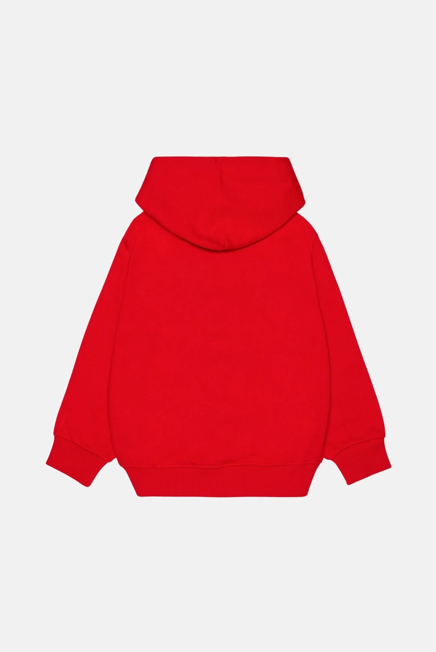 DIESEL Felpa SVELLYHOOD OVER con cappucio , red blood, rosso per donna, ragazzi e bambini con maxi logo Oval D J029650GEAD K405 DIESEL