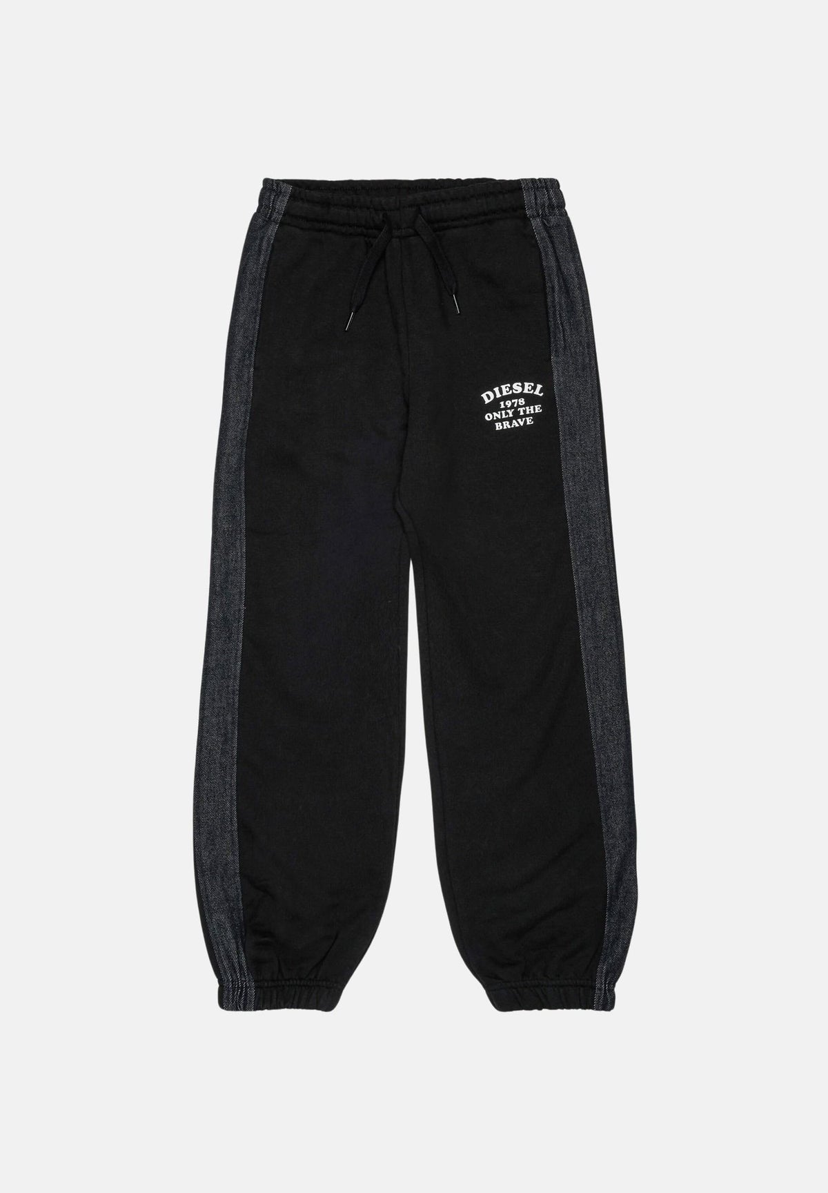 DIESEL Pantaloni sportivi PTEAN neri, per donna, ragazzi e bambini con bande laterali J029830GEAD K900 DIESEL