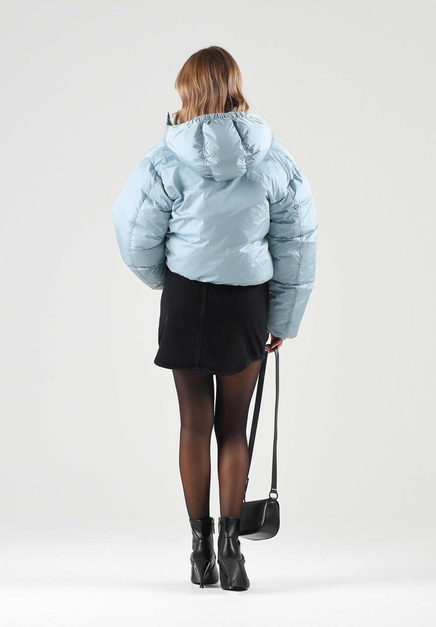 DIESEL Piumino J-KUB-P DUSTY BLUE azzurro per donna, ragazzi e bambini con cappuccio J03016KXBVC K80U DIESEL