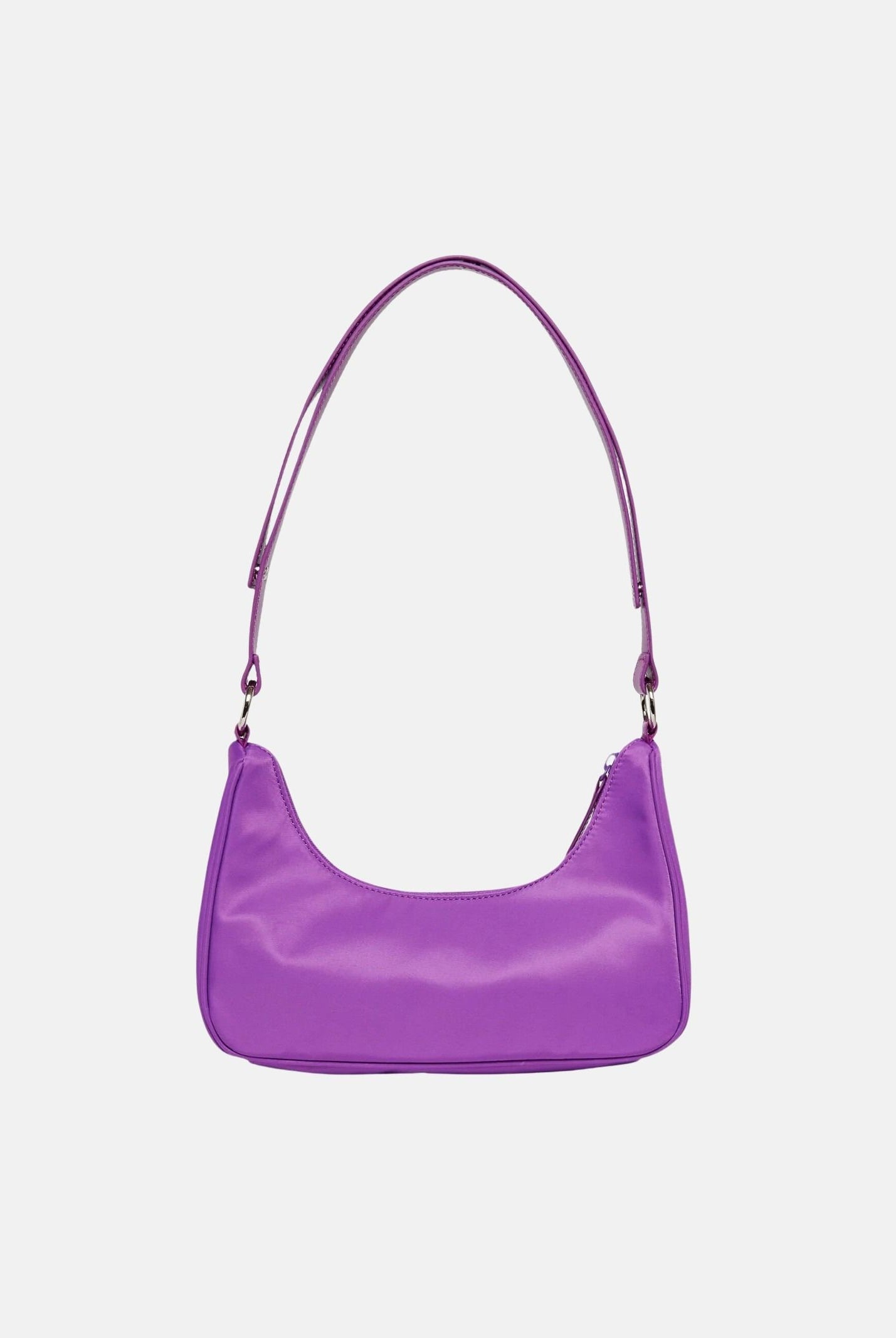 DIESEL Borsa a spalla WUNSY - NYLON SHOULDER Hyacinth Violet, viola, da donna con logo. J03143KXBEW K642 DIESEL