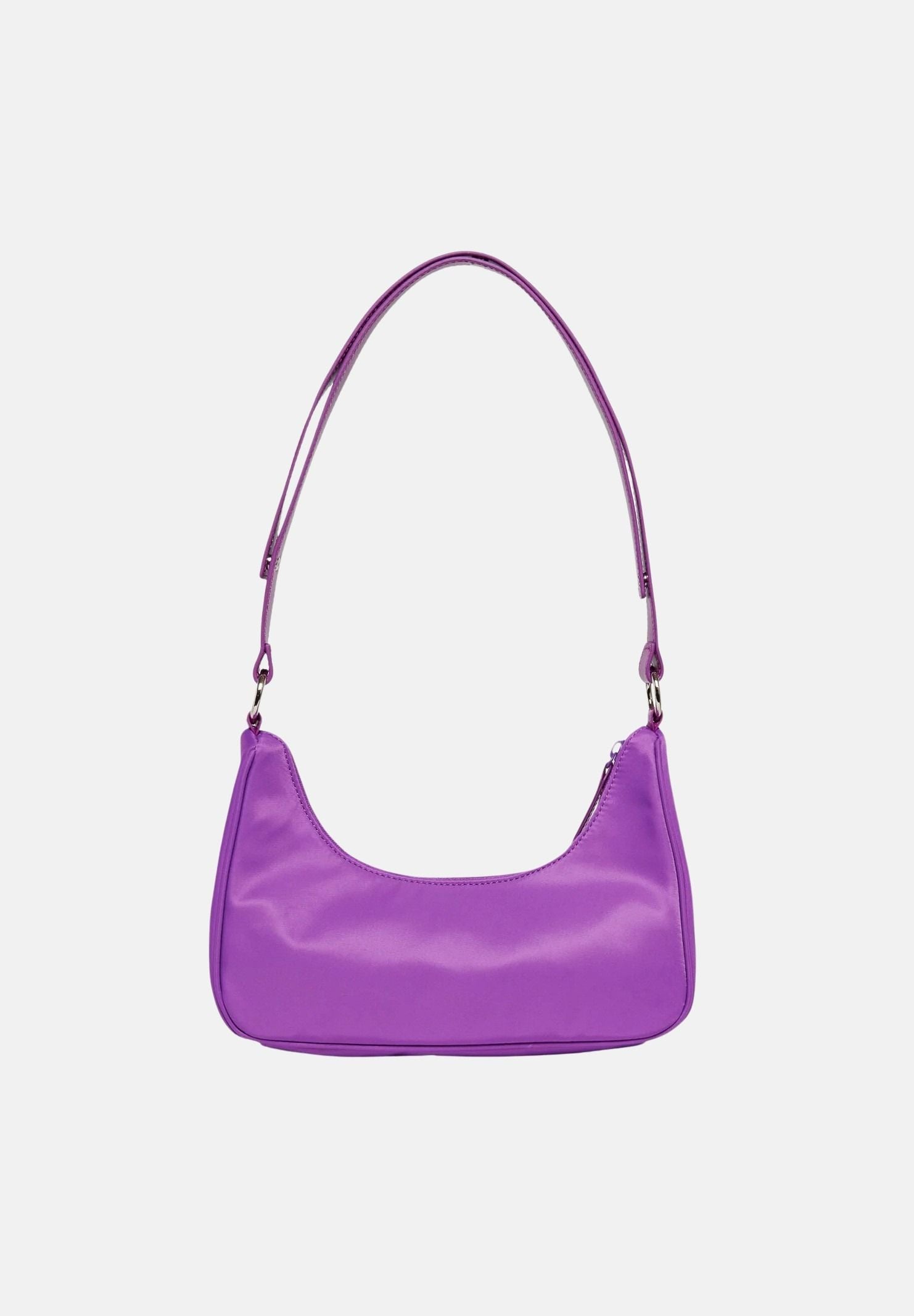 DIESEL Borsa a spalla WUNSY - NYLON SHOULDER Hyacinth Violet, viola, da donna con logo. J03143KXBEW K642 DIESEL