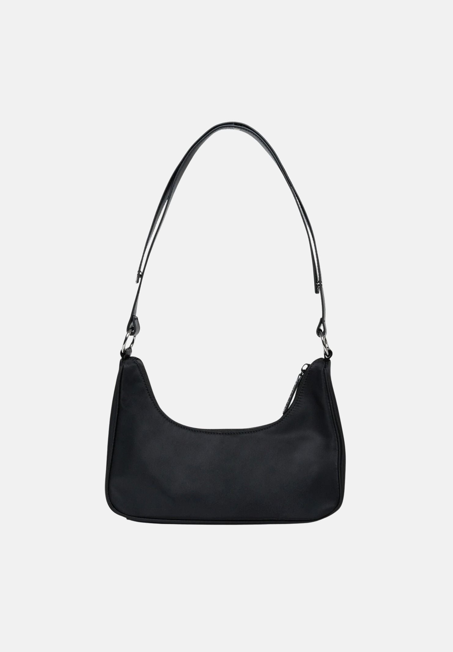 DIESEL Borsa a spalla WUNSY - NYLON SHOULDER nero da donna con logo Oval-D. J03143KXBEW K900 DIESEL