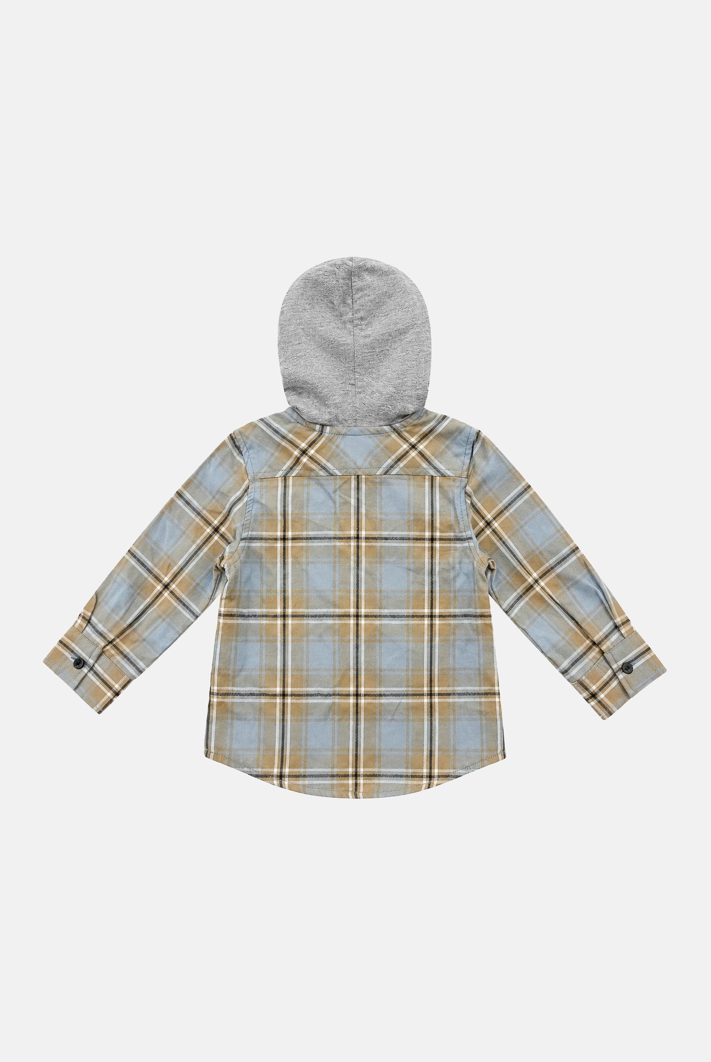 DIESEL Camicia con cappuccio dusty-blu da neonato K00831KXBU9 K80U DIESEL