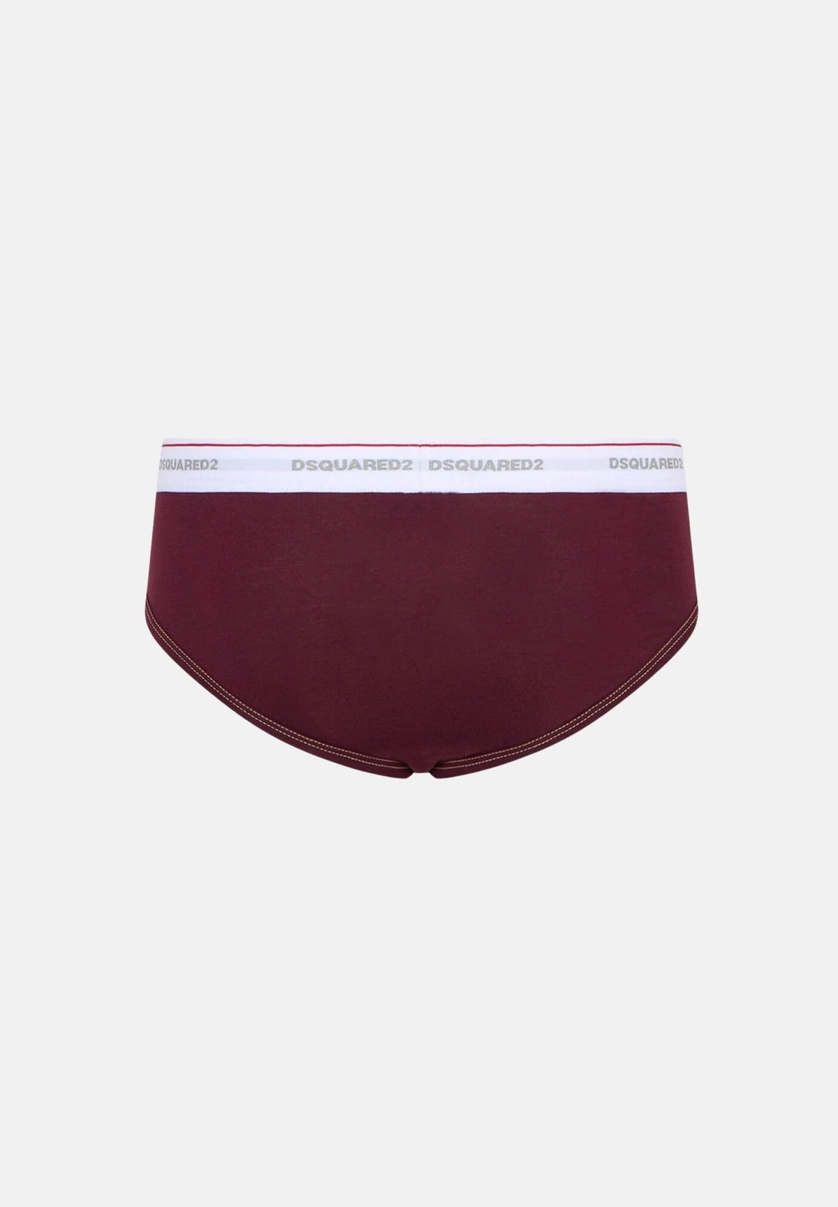 DSQUARED2 Slip bordeaux da uomo con elastico in vita logato e iconica D9L806350 504 DSQUARED2