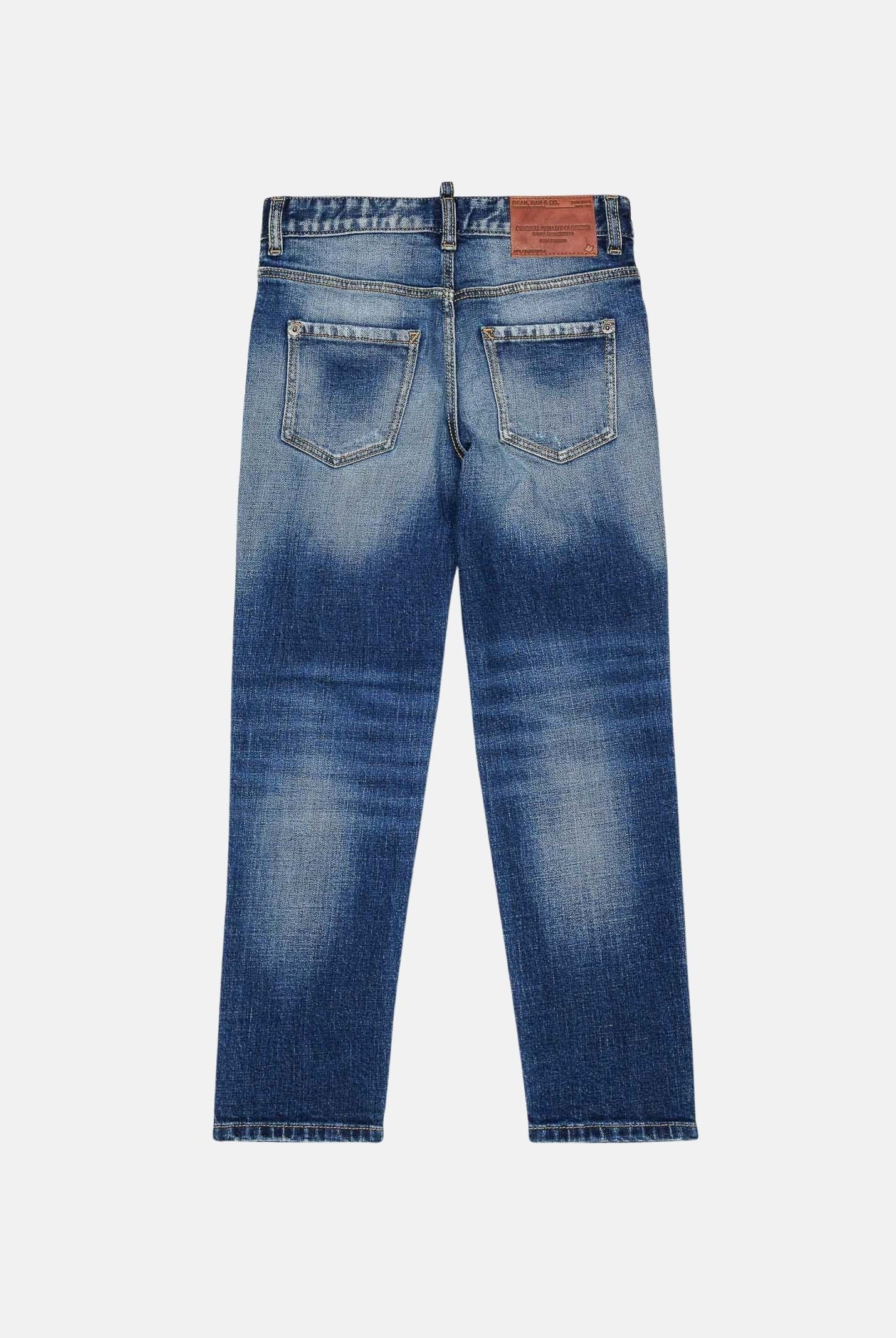 DSQUARED2 Jeans Denim per donna, ragazzi e bambini con lavaggio sfumato. DQ0731D0AHR DQ01 DSQUARED2