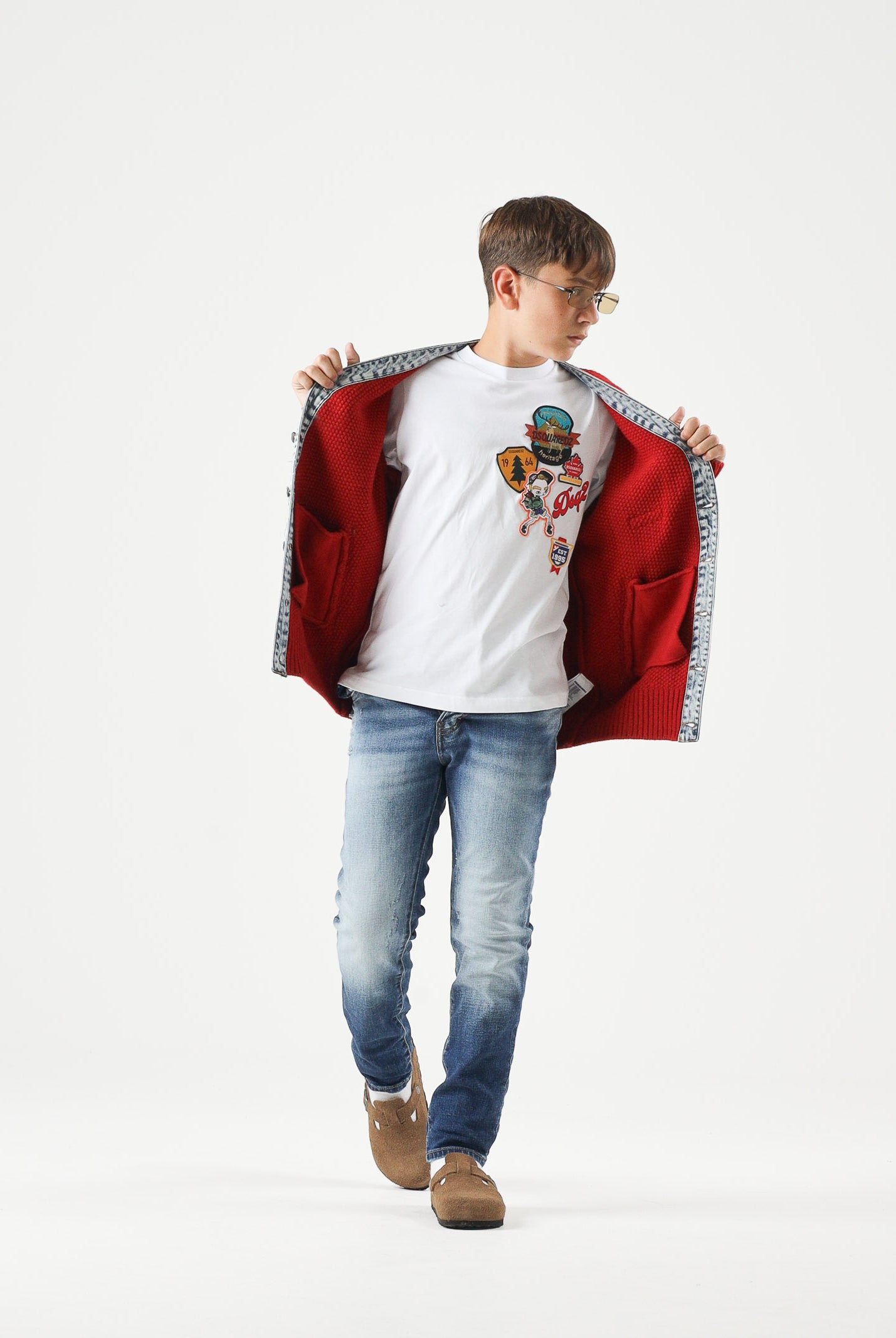 DSQUARED2 Jeans Denim per donna, ragazzi e bambini con lavaggio sfumato. DQ0731D0AHR DQ01 DSQUARED2