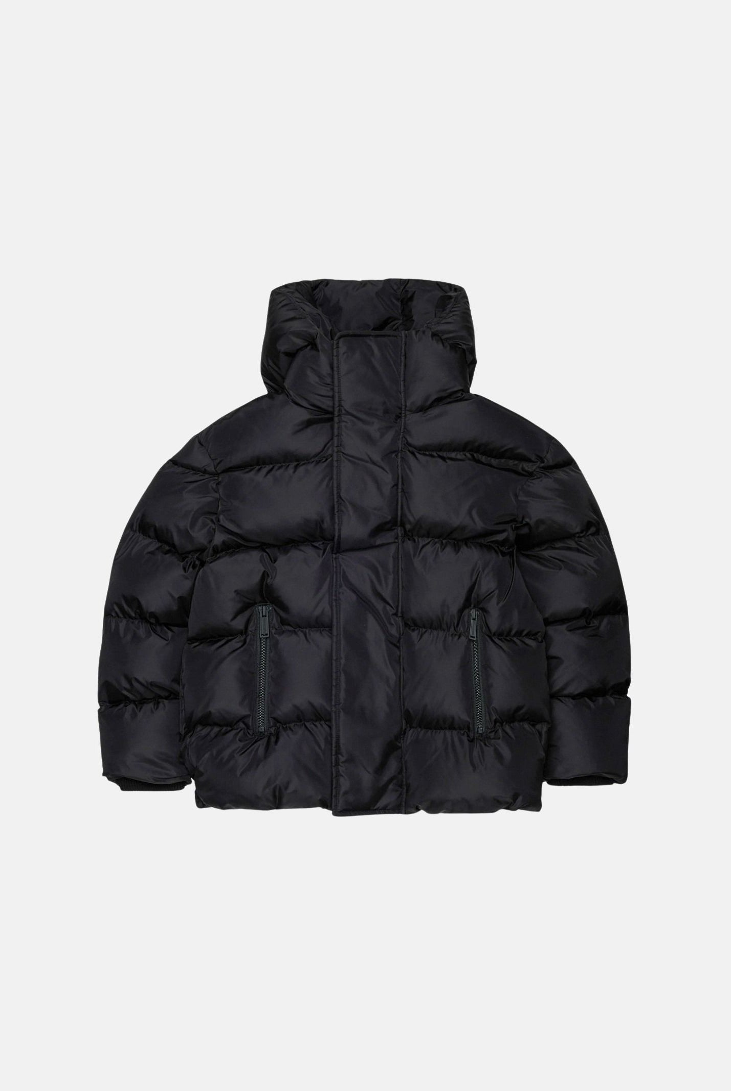DSQUARED2 Giubbotto piumino nero per donna, ragazzi e bambini, con design trapuntato tinta unita.<BR/> DQ1090D00BN DQ900 DSQUARED2