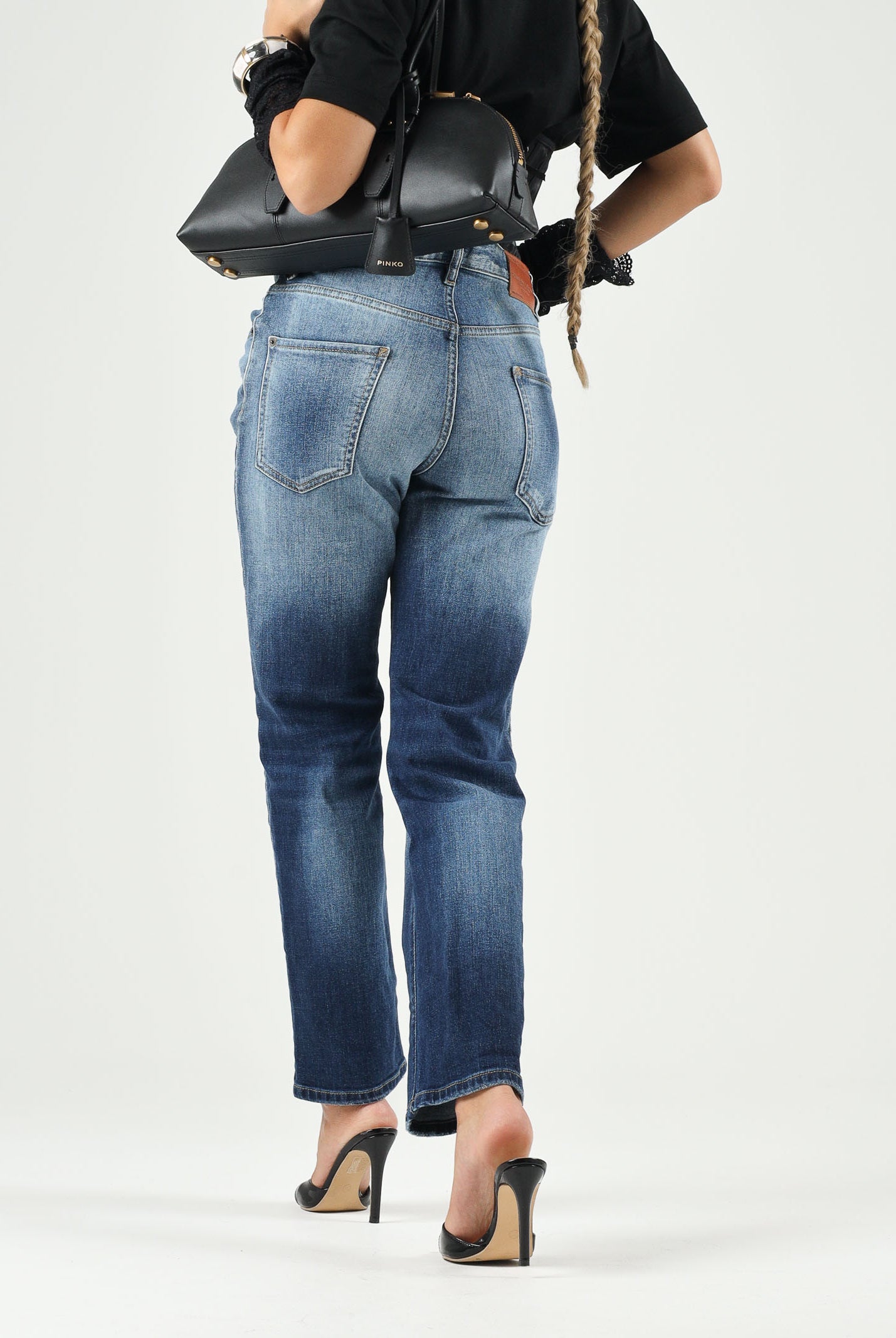 DSQUARED2 Jeans 642 blue denim, colore basico blu, per donna, ragazzi e bambini. DQ2252D0AHR DQ01 DSQUARED2