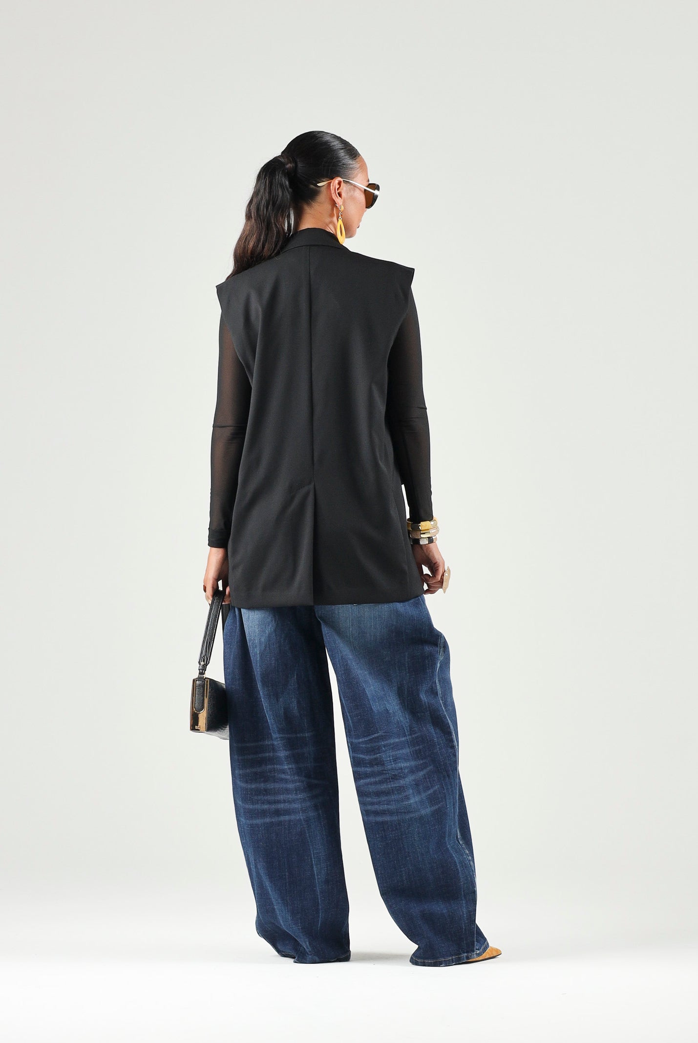 DSQUARED2 Jeans AMELIA in denim blu per donna, ragazzi e bambini con gamba ampia cropped. DQ3083D0AHX DQ01 DSQUARED2
