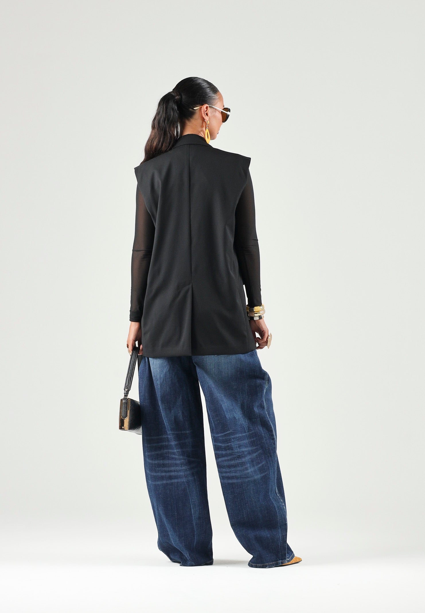 DSQUARED2 Jeans AMELIA in denim blu per donna, ragazzi e bambini con gamba ampia cropped. DQ3083D0AHX DQ01 DSQUARED2