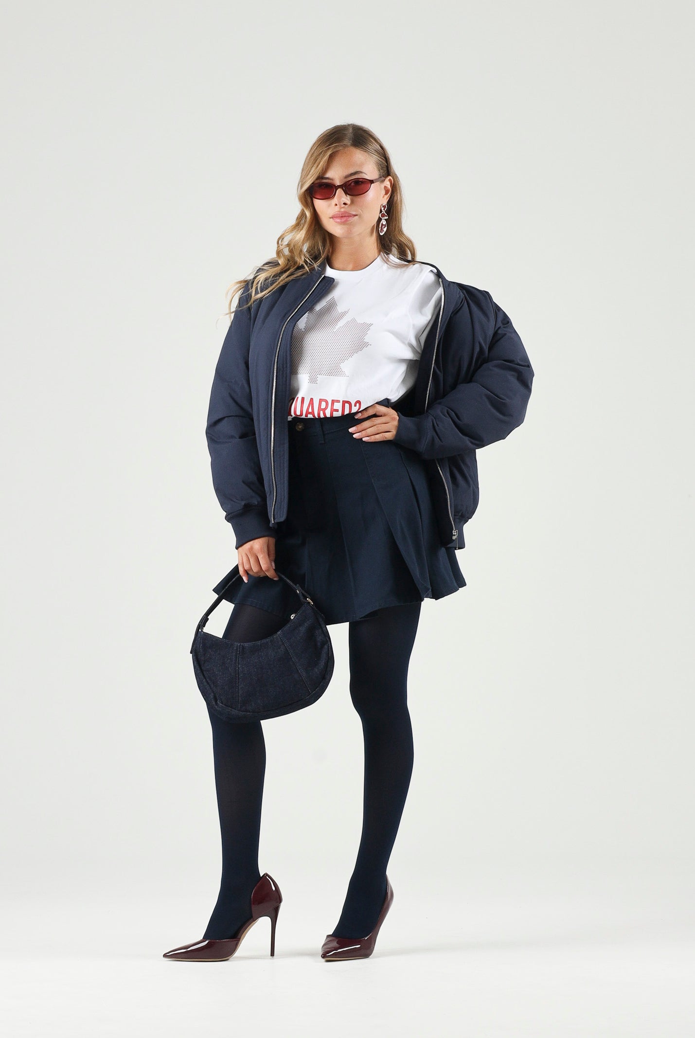 DSQUARED2 T-shirt manica corta bianca per donna, ragazzi e bambini con logo centrale DQ3434D0AJ5 DQ100 DSQUARED2