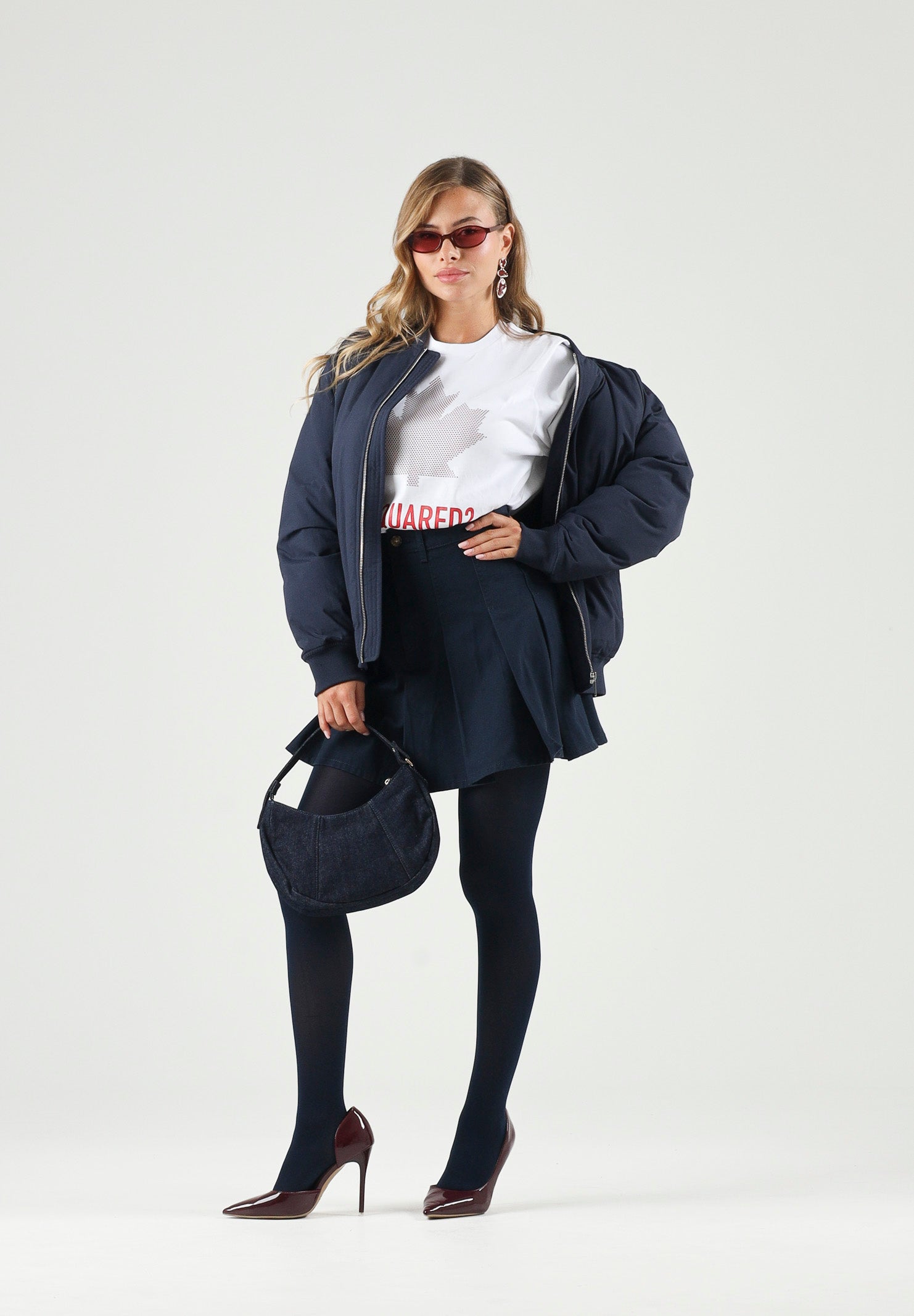 DSQUARED2 T-shirt manica corta bianca per donna, ragazzi e bambini con logo centrale DQ3434D0AJ5 DQ100 DSQUARED2