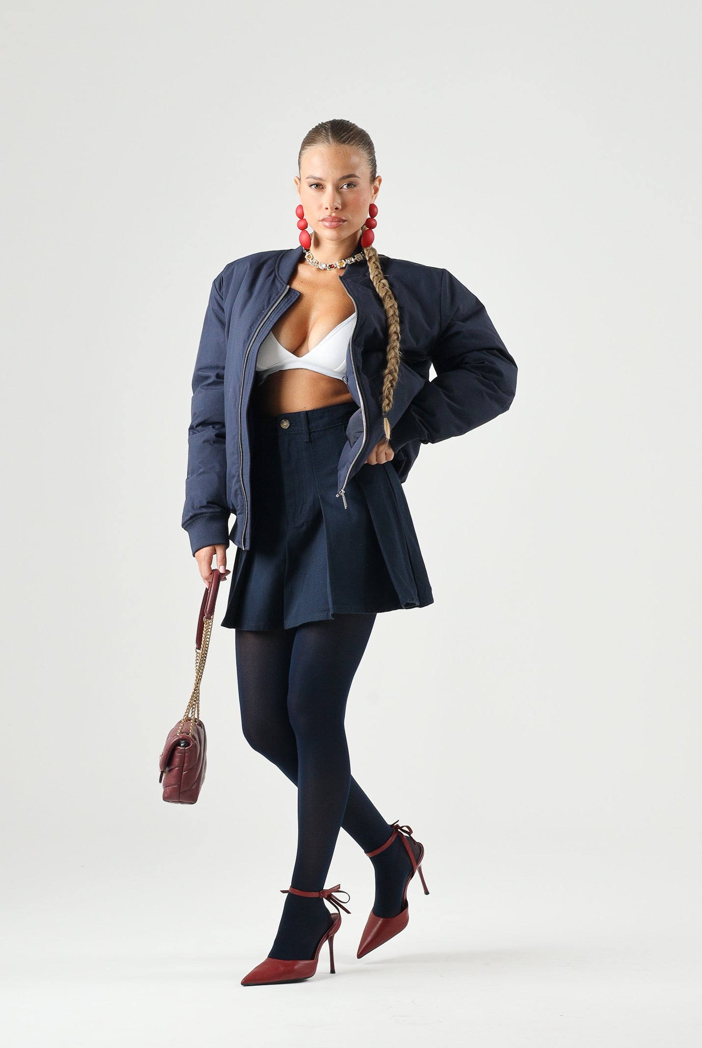 DSQUARED2 Giubbotto imbottito peacoat blue, blu per donna, ragazzi e bambini con logo stampato DQ3436D0AIC DQ864 DSQUARED2
