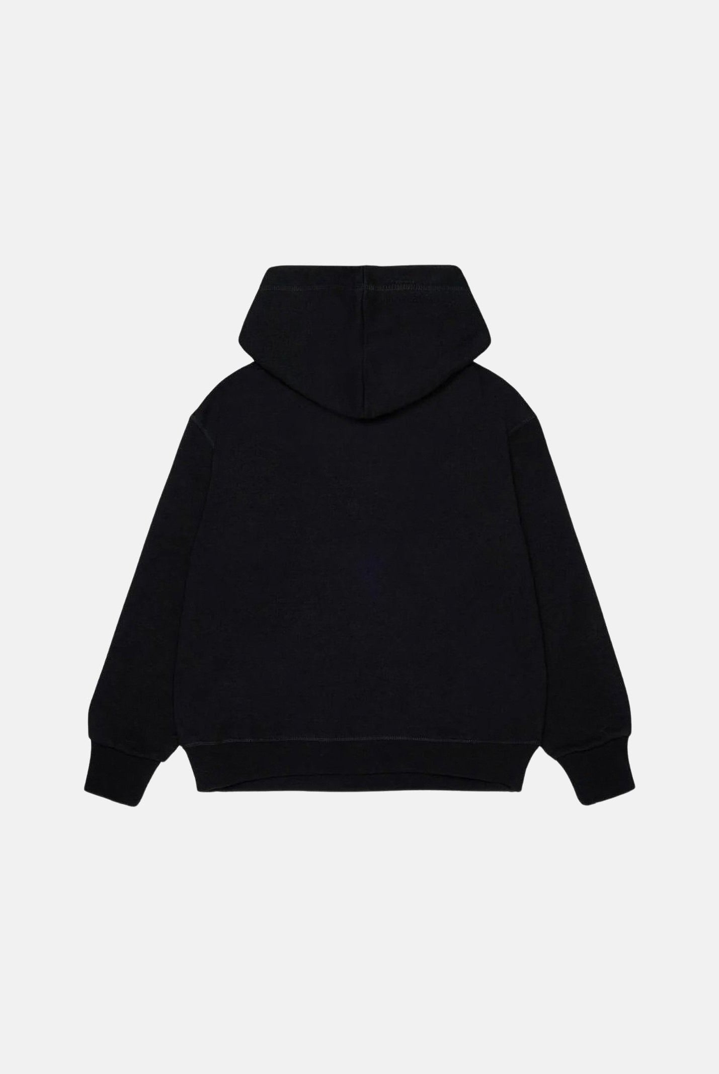 DSQUARED2 Felpa con cappuccio nera per donna, ragazzi e bambini con logo frontale. DQ3557D0AIZ DQ900 DSQUARED2