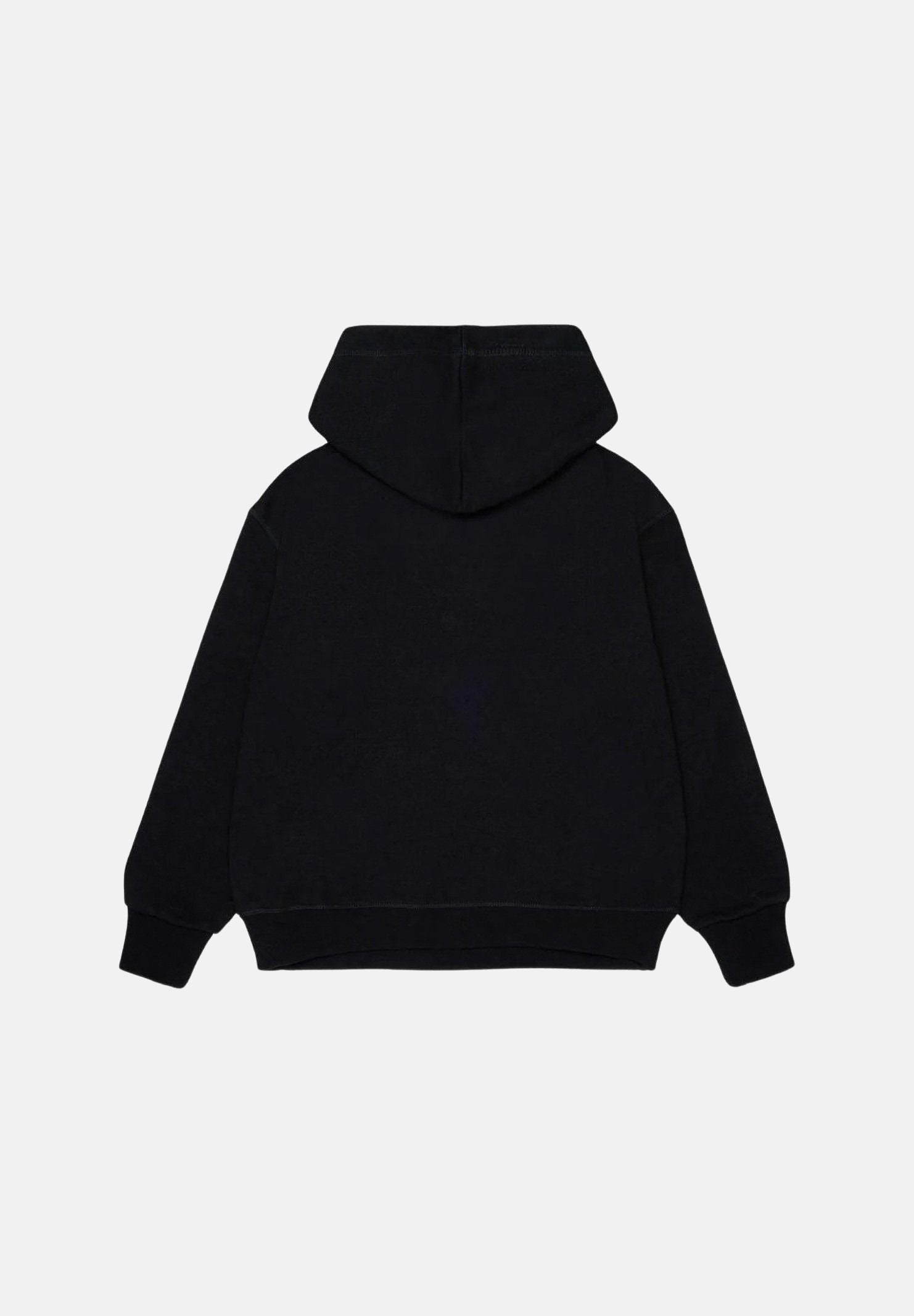 DSQUARED2 Felpa con cappuccio nera per donna, ragazzi e bambini con logo frontale. DQ3557D0AIZ DQ900 DSQUARED2