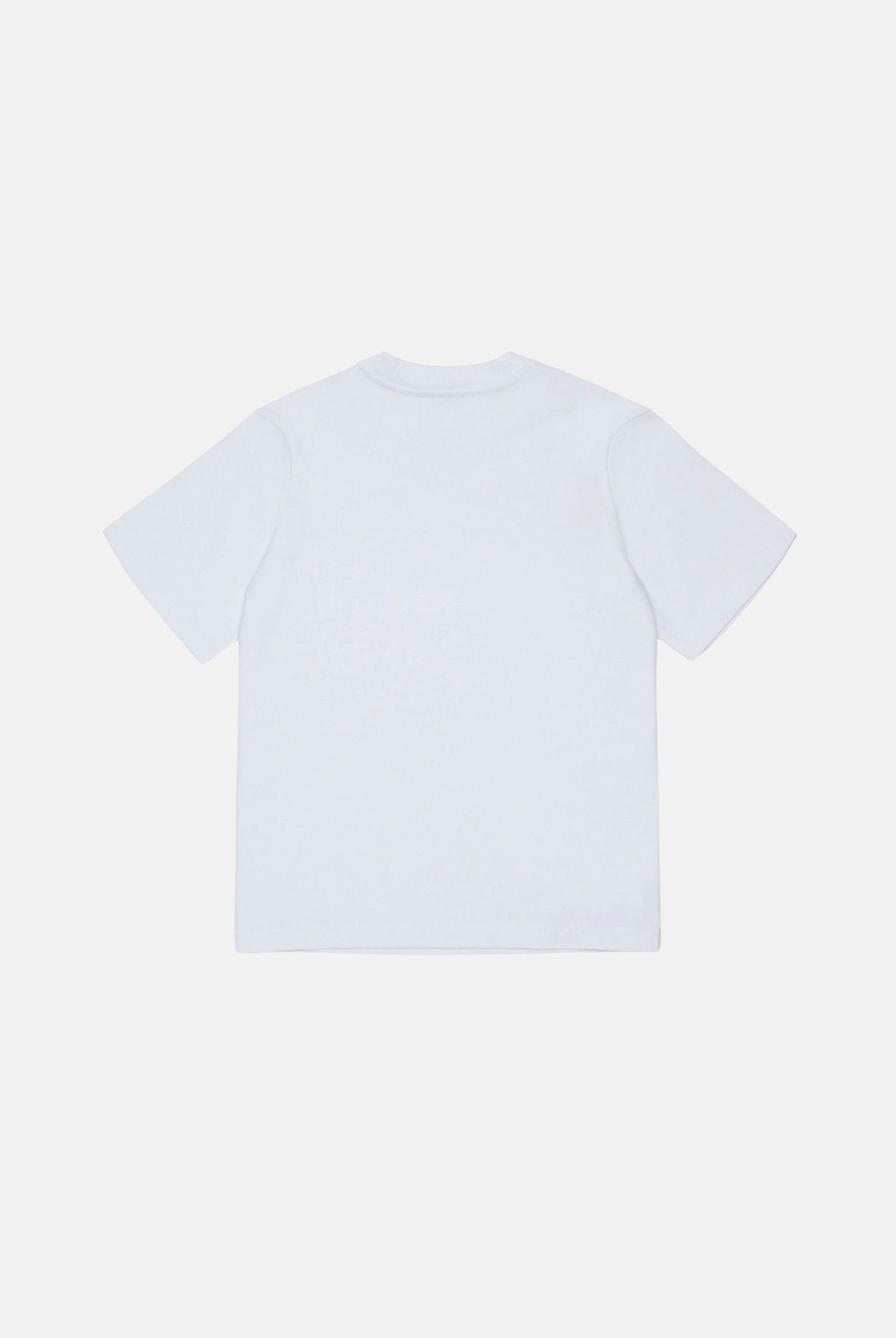 DSQUARED2 T-shirt manica corta bianca per donna, ragazzi e bambini, con logo-scritta frontale DQ3560D0AJ1 DQ100 DSQUARED2
