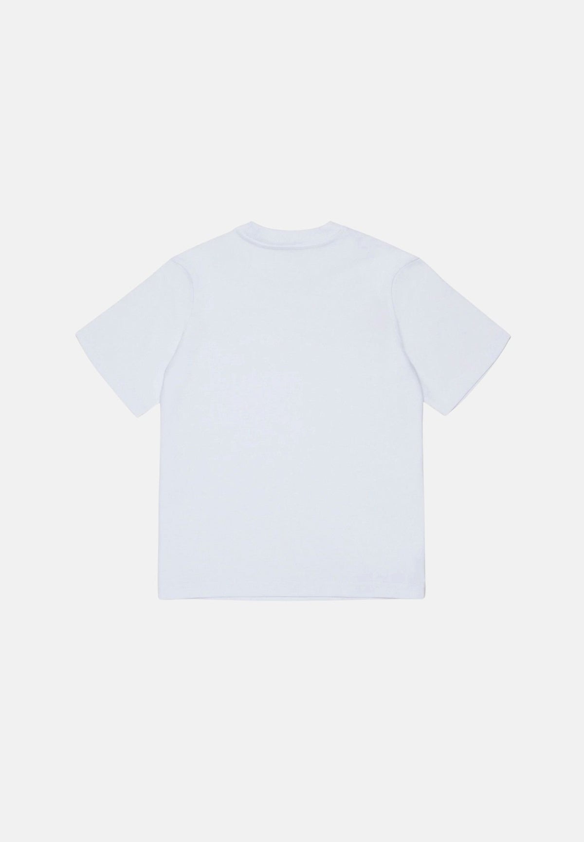 DSQUARED2 T-shirt manica corta bianca per donna, ragazzi e bambini, con logo-scritta frontale DQ3560D0AJ1 DQ100 DSQUARED2