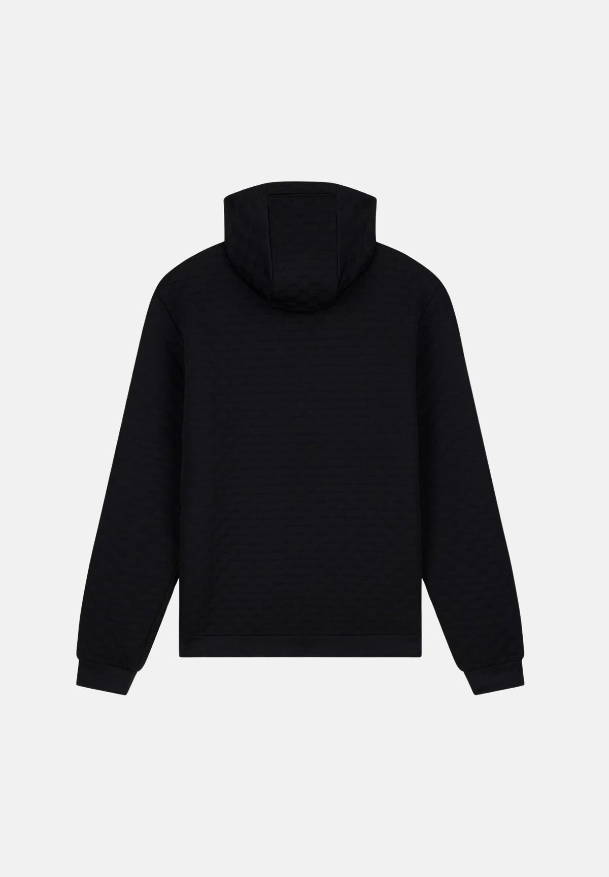 EA7 Felpa con zip TRAIN PREMIUM LABEL HOODIE nera per uomo con cappuccio e logo sul petto. 7M002247AF26241 UC001 EA7