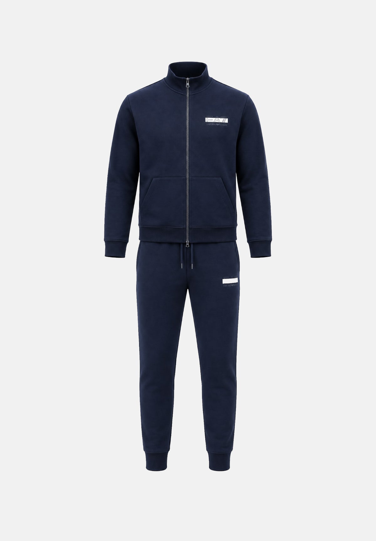 EA7 Tuta sportiva blu da uomo con mini logo iconico<BR/> 7M002431AF10377 MB149 EA7