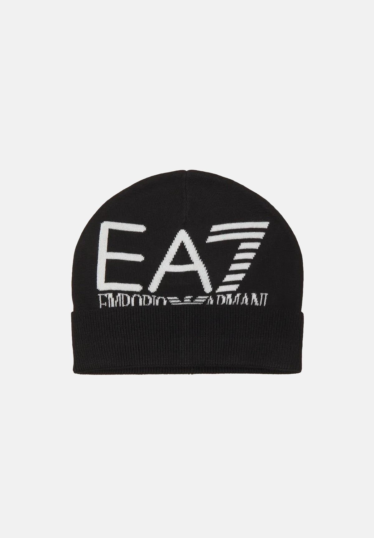 EA7 Berretto BEANIE nero e bianco da uomo 7X000006AF11994 MC001 EA7