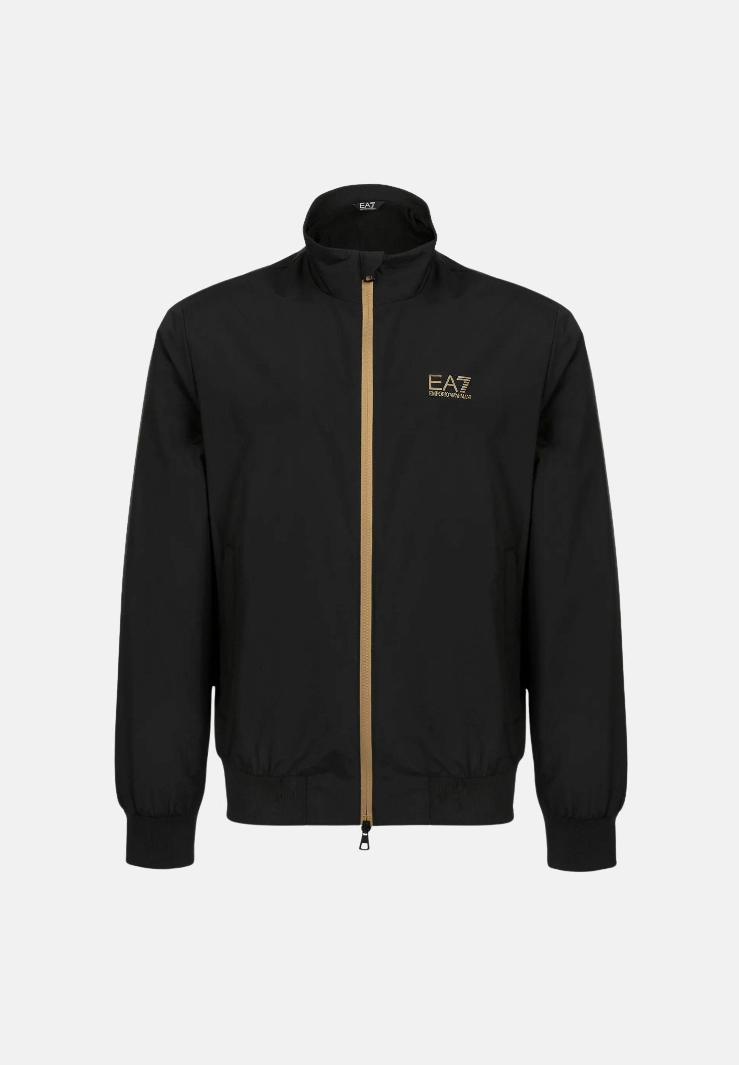 EA7 Bomber CORE IDENTITY nero da uom con logo piccolo laterale<BR/> 8NPB20PNFZZ 0208 EA7