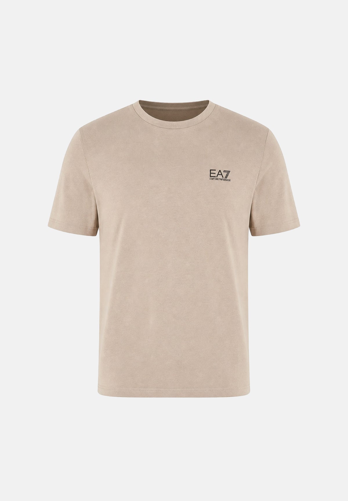 EA7 T-shirt a manica corta beige da uomo con logo 8NPT25PJVPZ U6167 EA7