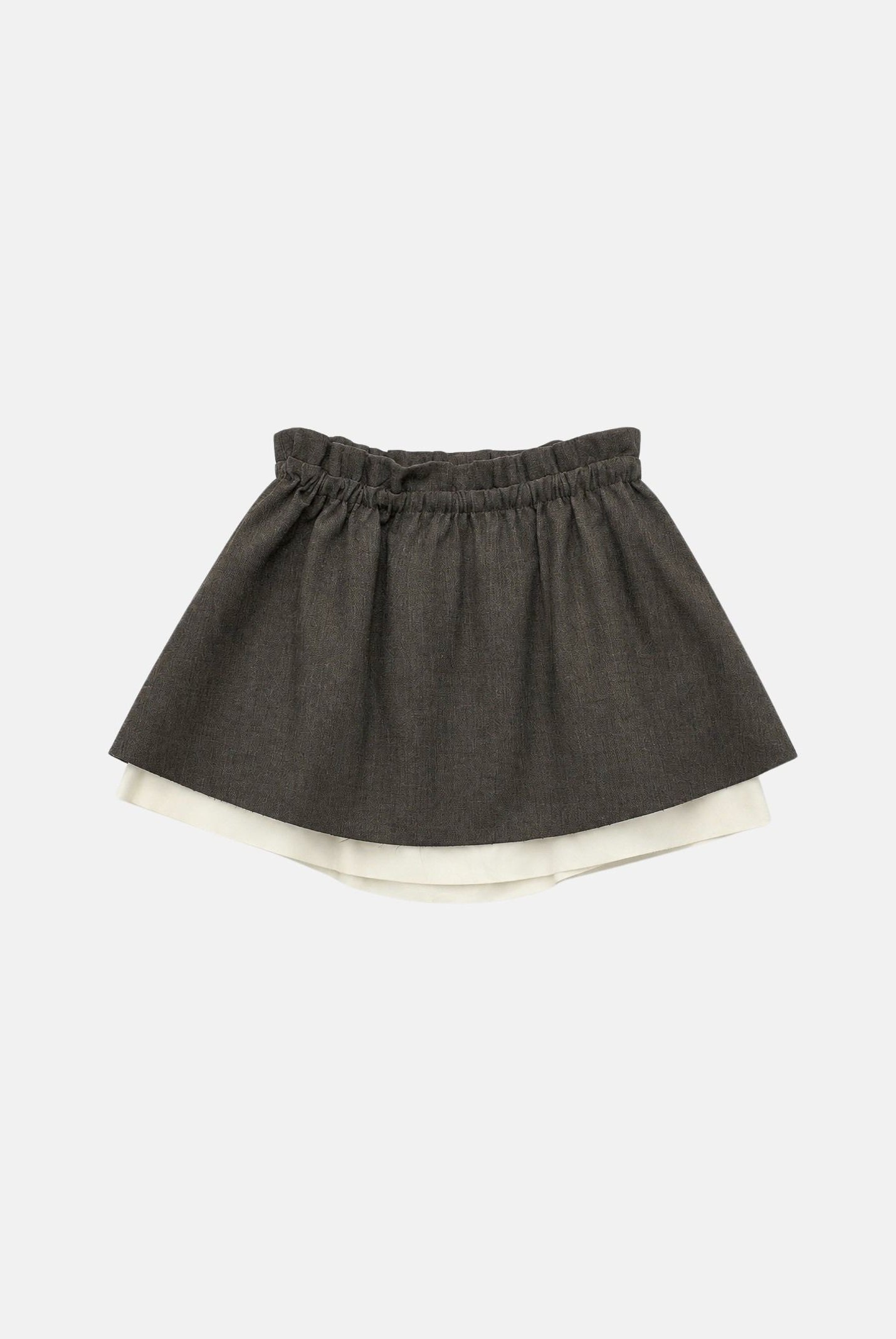 ELEH Minigonna LAYERED MINI SKIRT moro marrone da donna EFW260006 094 ELEH