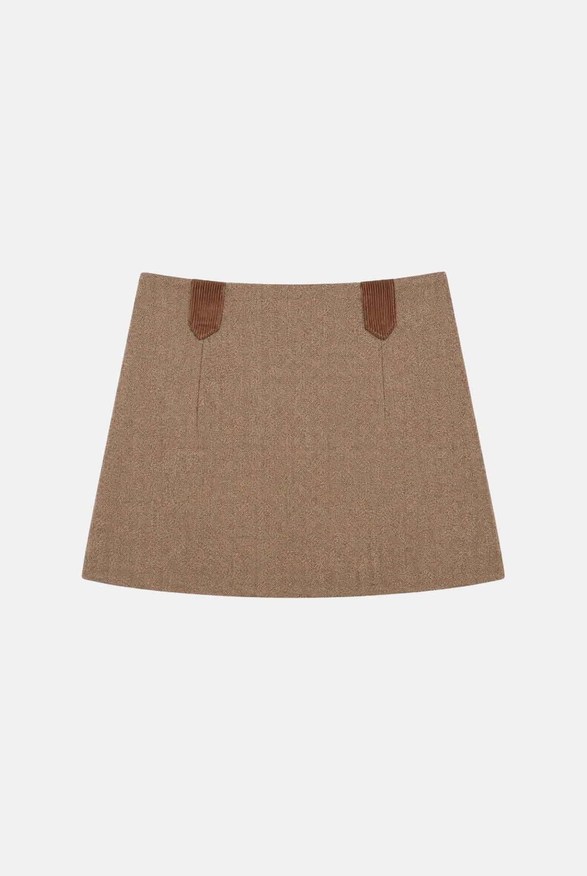 ELEH Gonna BUTTON-DETAIL MINI SKIRT marrone da donna EFW260015 038 ELEH