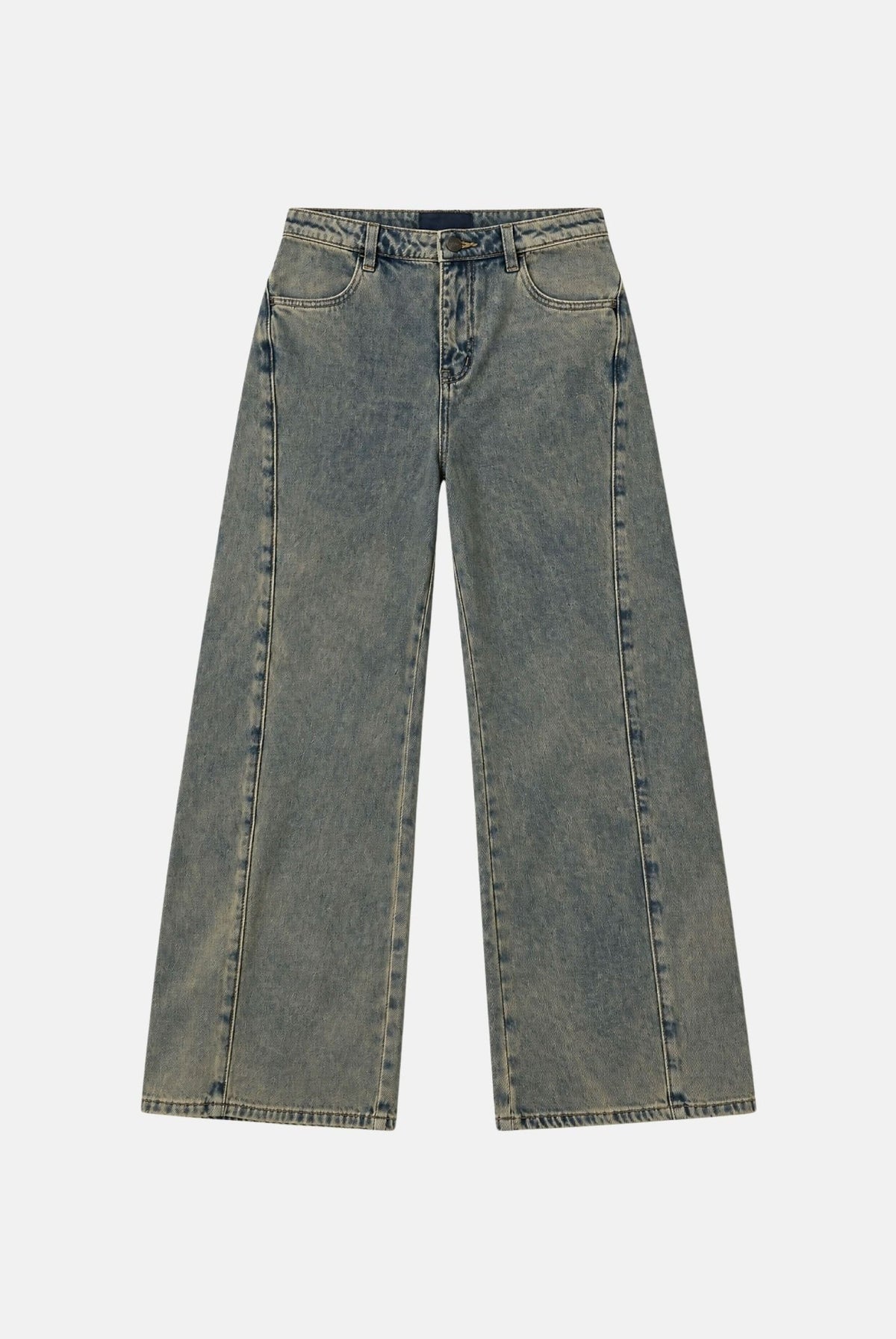ELEH Jeans WIDE LEG denim blu da donna con gamba ampia EFWJ260017 057 ELEH