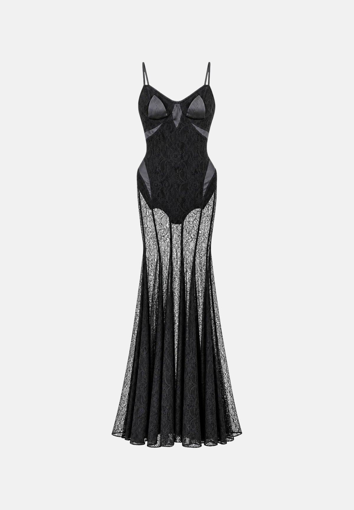 ELISABETTA FRANCHI Abito lungo nero da donna con scollo halter ABR2767E2 110 ELISABETTA FRANCHI