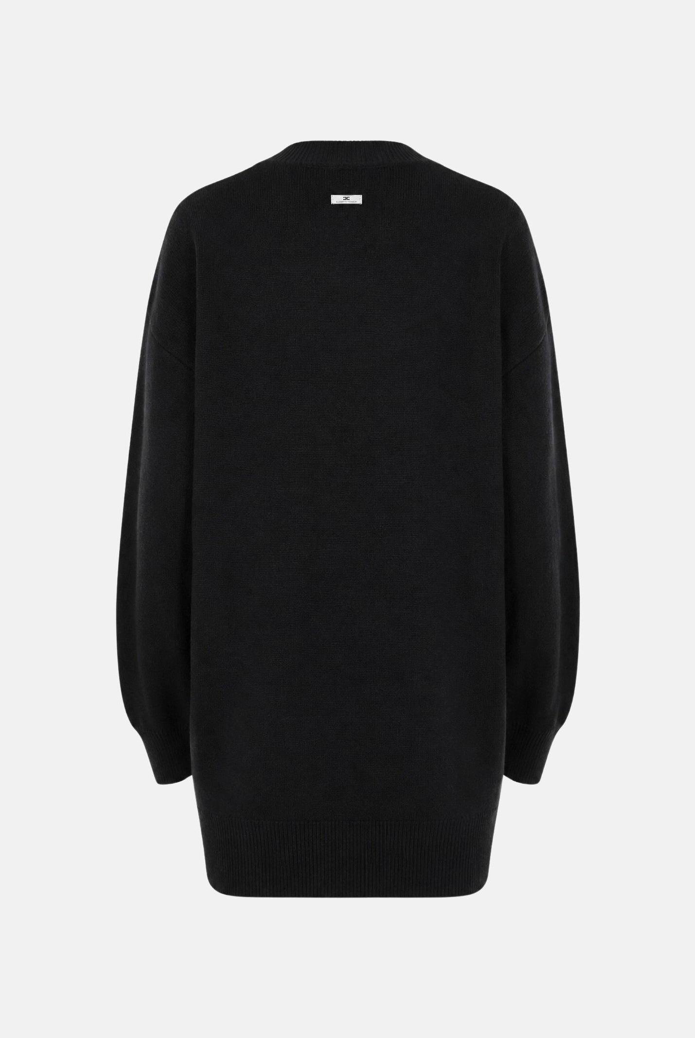 ELISABETTA FRANCHI Abito CUT-OUT nero da donna con dettaglio cut-out in vita. AM23T66E2 110 ELISABETTA FRANCHI