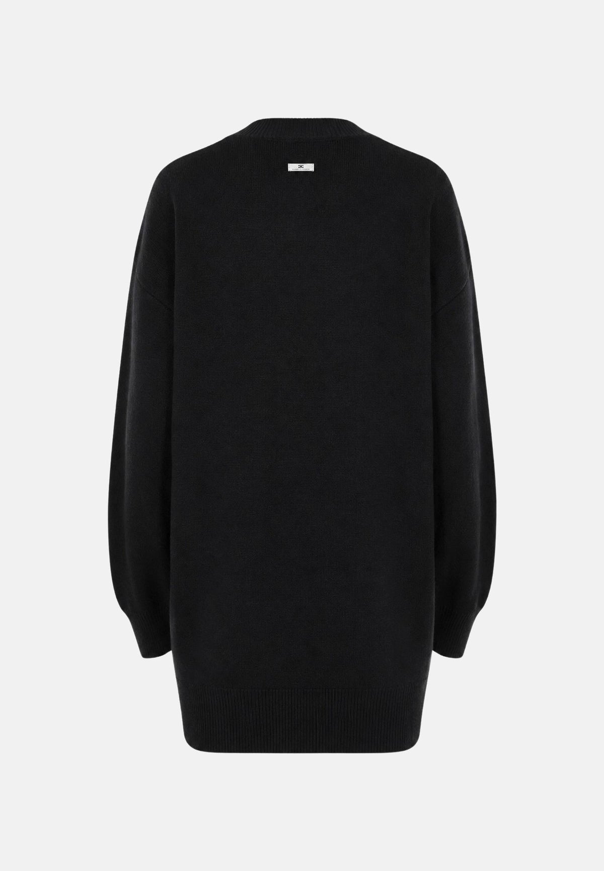 ELISABETTA FRANCHI Abito CUT-OUT nero da donna con dettaglio cut-out in vita. AM23T66E2 110 ELISABETTA FRANCHI