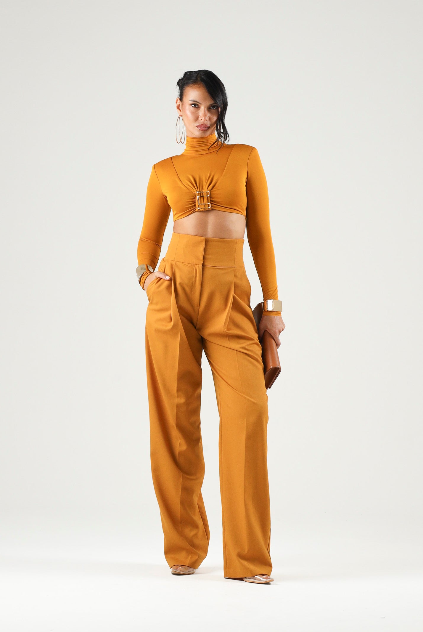 ELISABETTA FRANCHI Body BODY IN JERSEY CON LOGO GIOIELLO Ambra, marrone ambrato, donna. BO05567E2 940 ELISABETTA FRANCHI