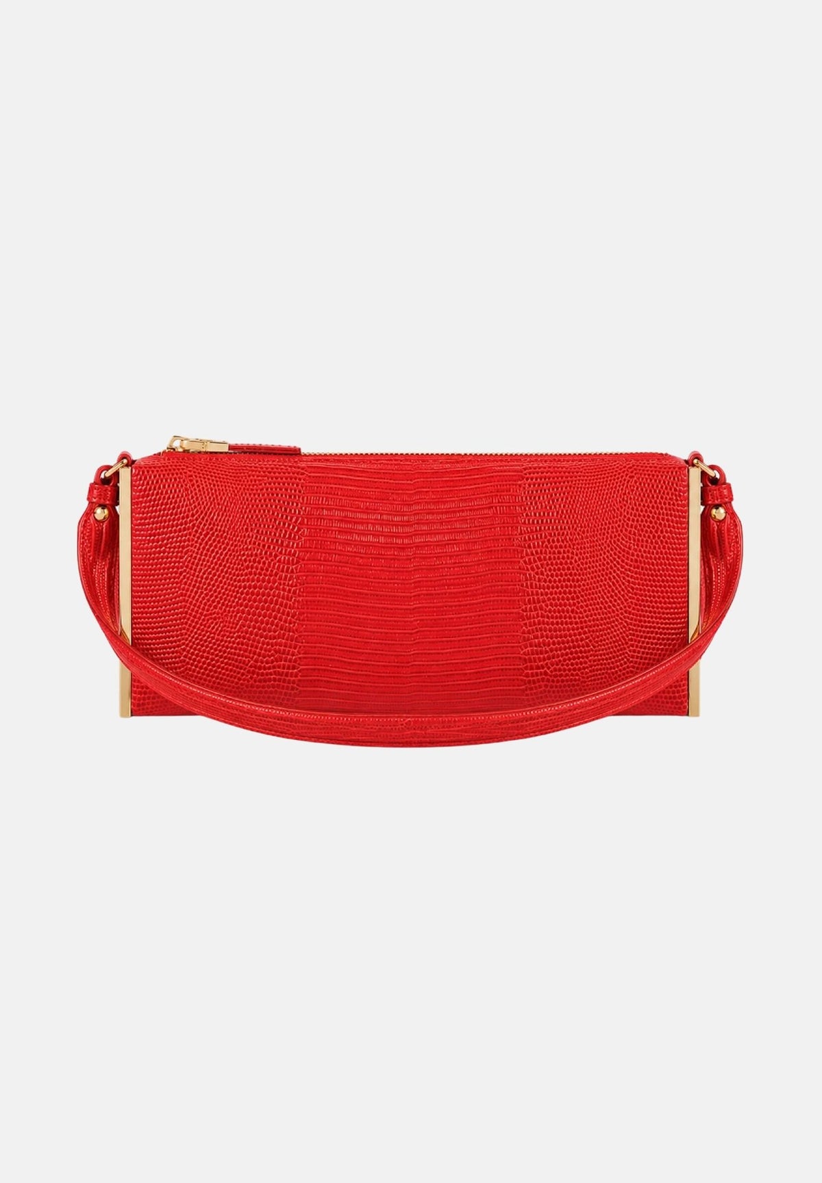 ELISABETTA FRANCHI Borsa a spalla red passion rossa da donna con stampa lucertola BS15A66E2 CG5 ELISABETTA FRANCHI