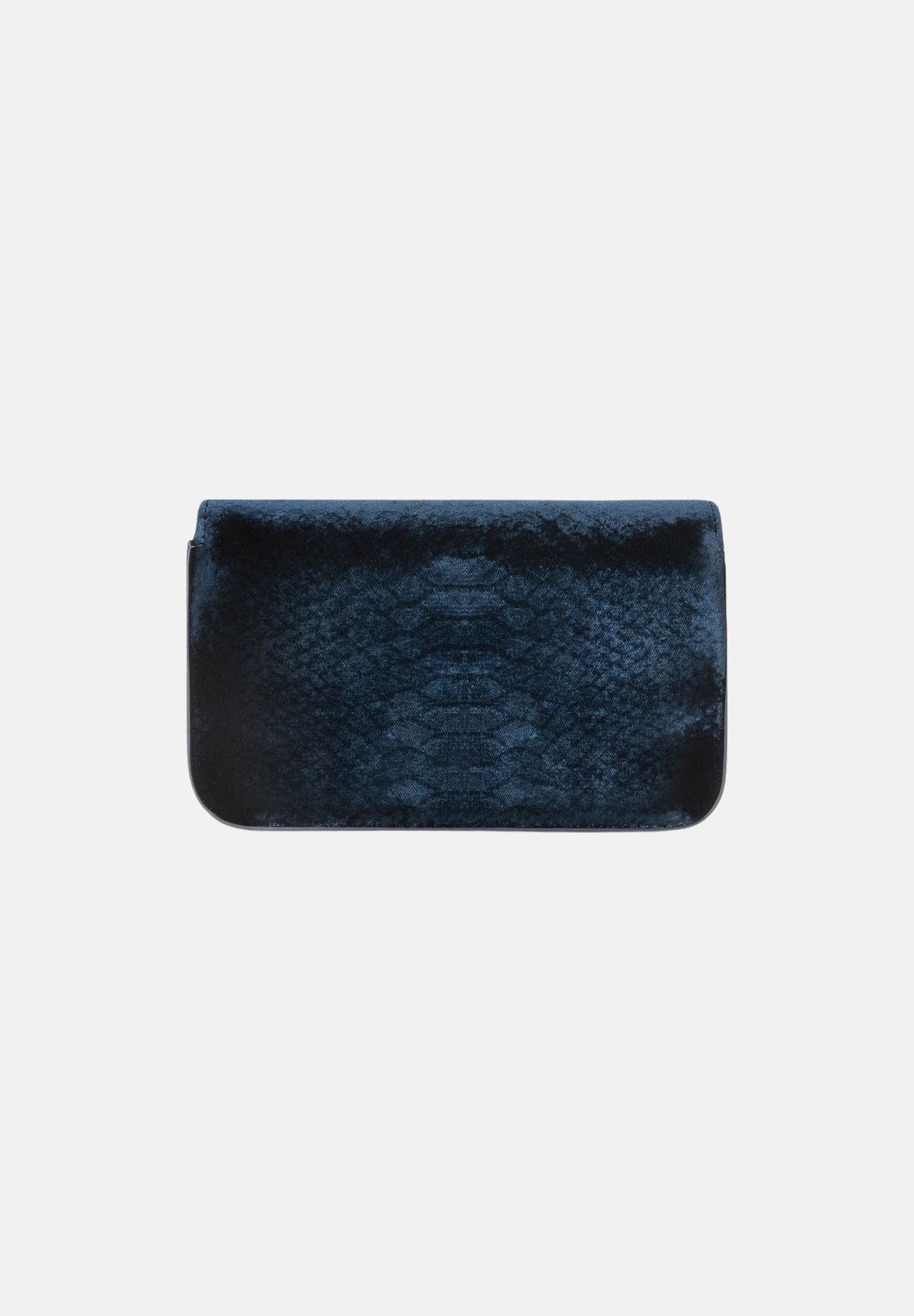 ELISABETTA FRANCHI Pochette blu notte per donna con lavorazione effetto coccodrillo e chiusura elegante. BS20A67E2 H88 ELISABETTA FRANCHI