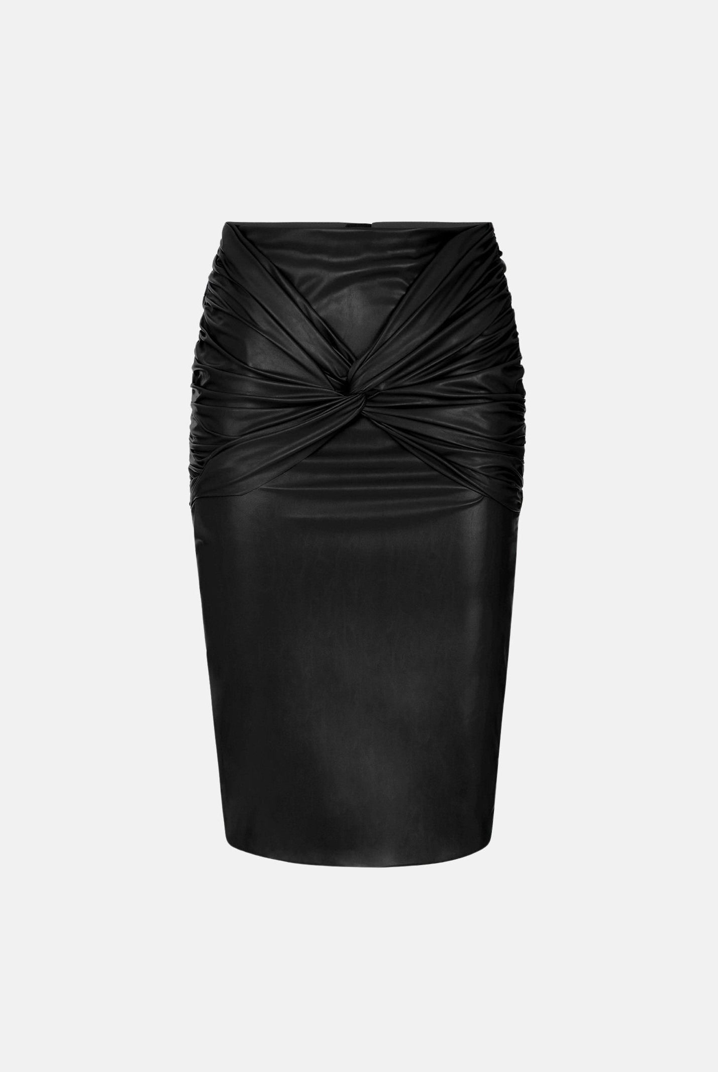 ELISABETTA FRANCHI Gonna con DRAPPEGGIO nero da donna GO21966E2 110 ELISABETTA FRANCHI