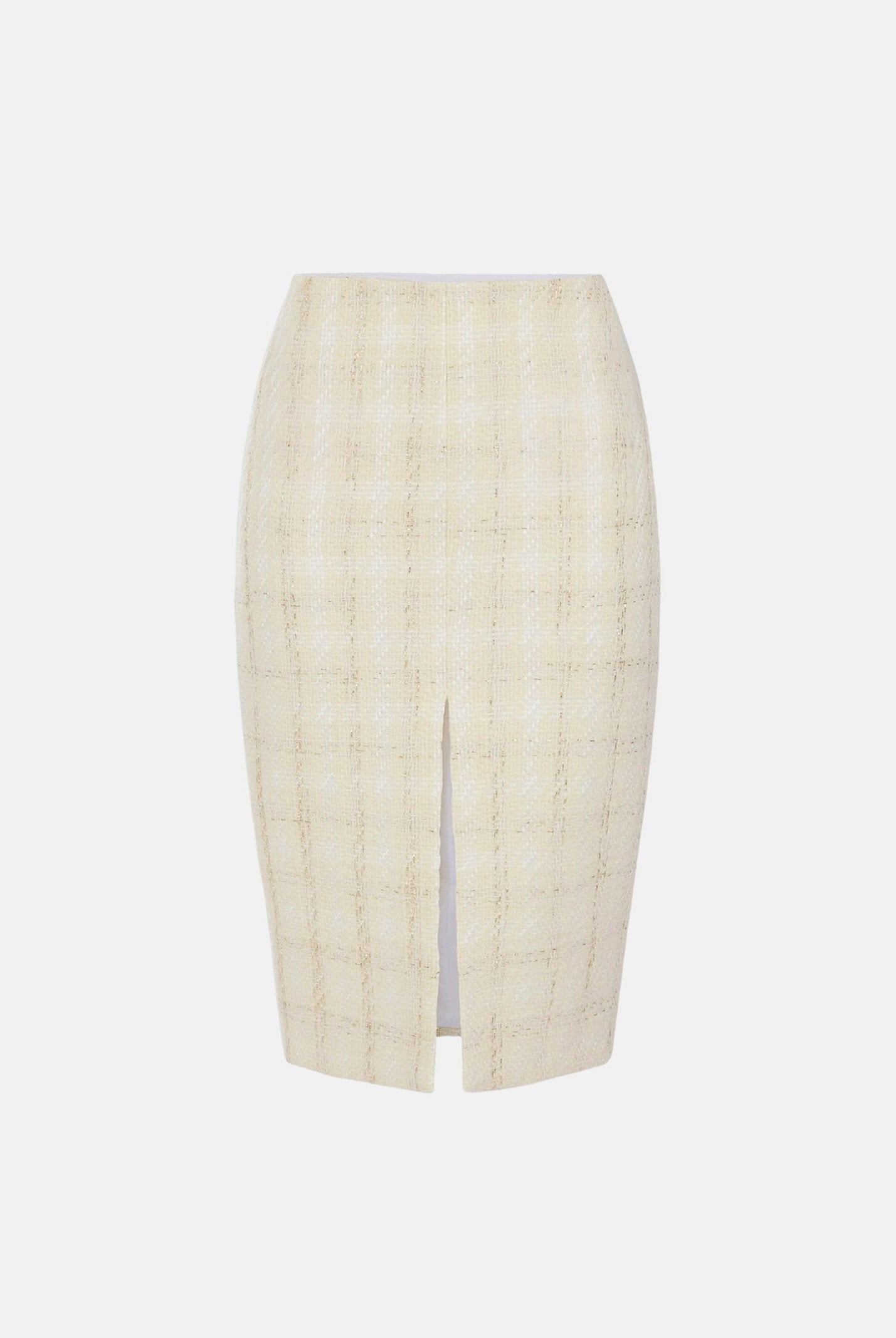 ELISABETTA FRANCHI Gonna MIDI a tubino burro da donna con spacco frontale. GO23267E2 193 ELISABETTA FRANCHI