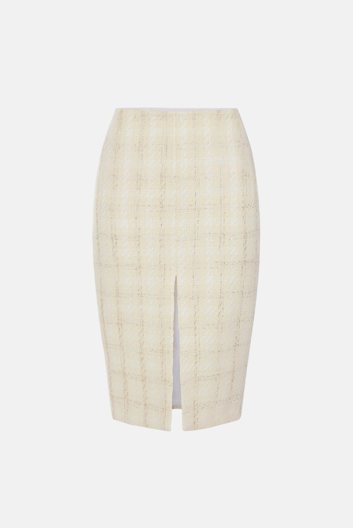 ELISABETTA FRANCHI Gonna MIDI a tubino burro da donna con spacco frontale. GO23267E2 193 ELISABETTA FRANCHI