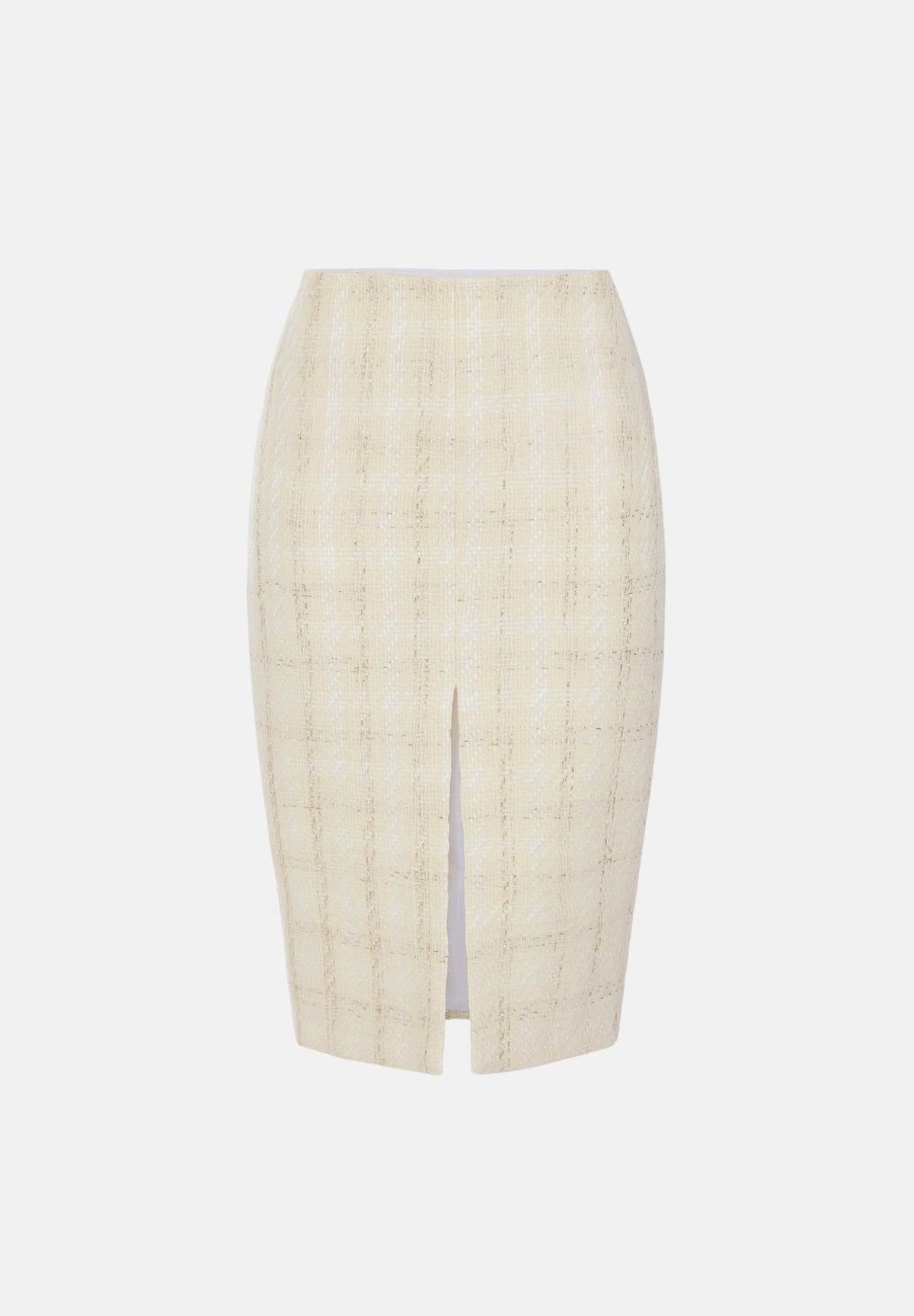 ELISABETTA FRANCHI Gonna MIDI a tubino burro da donna con spacco frontale. GO23267E2 193 ELISABETTA FRANCHI